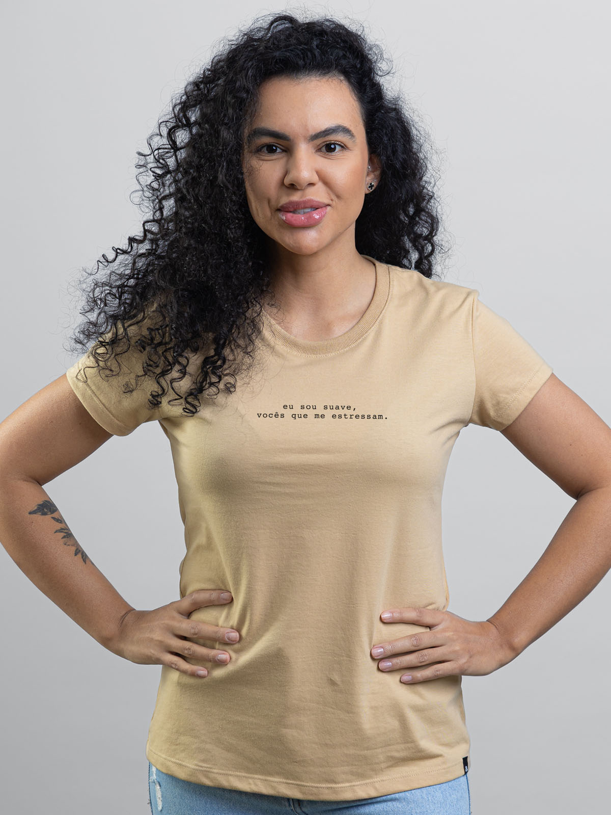 Camiseta Feminina Eu sou Suave Asmanhas