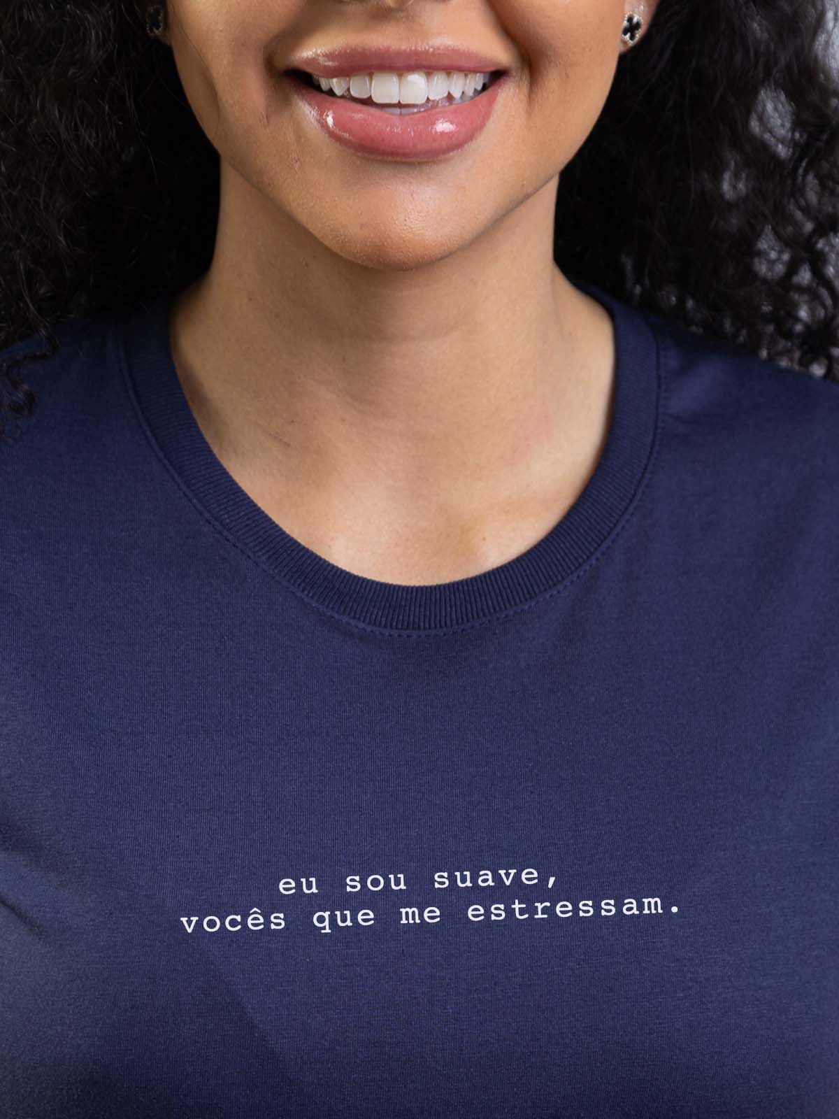 Camiseta Feminina Eu sou Suave Asmanhas