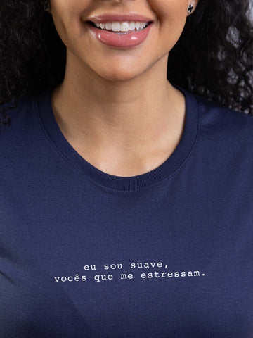 Camiseta Feminina Eu sou Suave Asmanhas