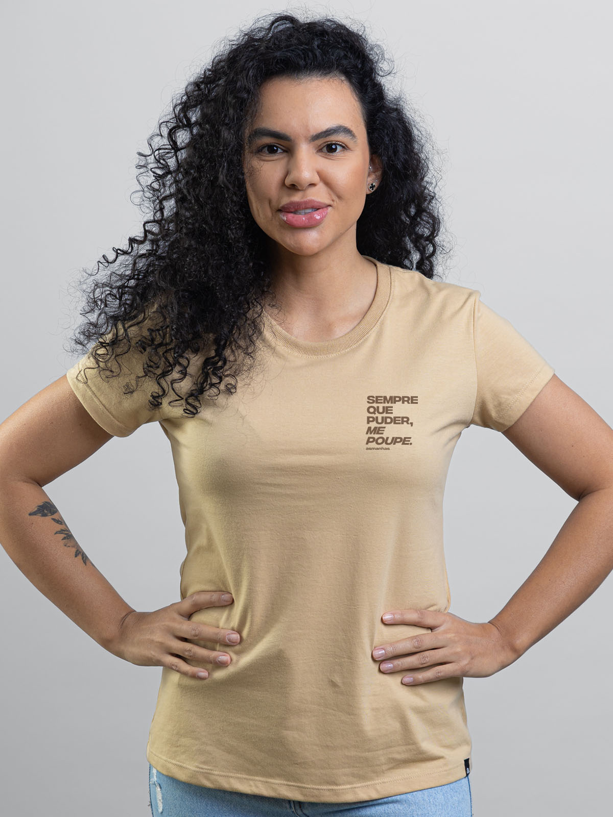 Camiseta Feminina Me Poupe Asmanhas