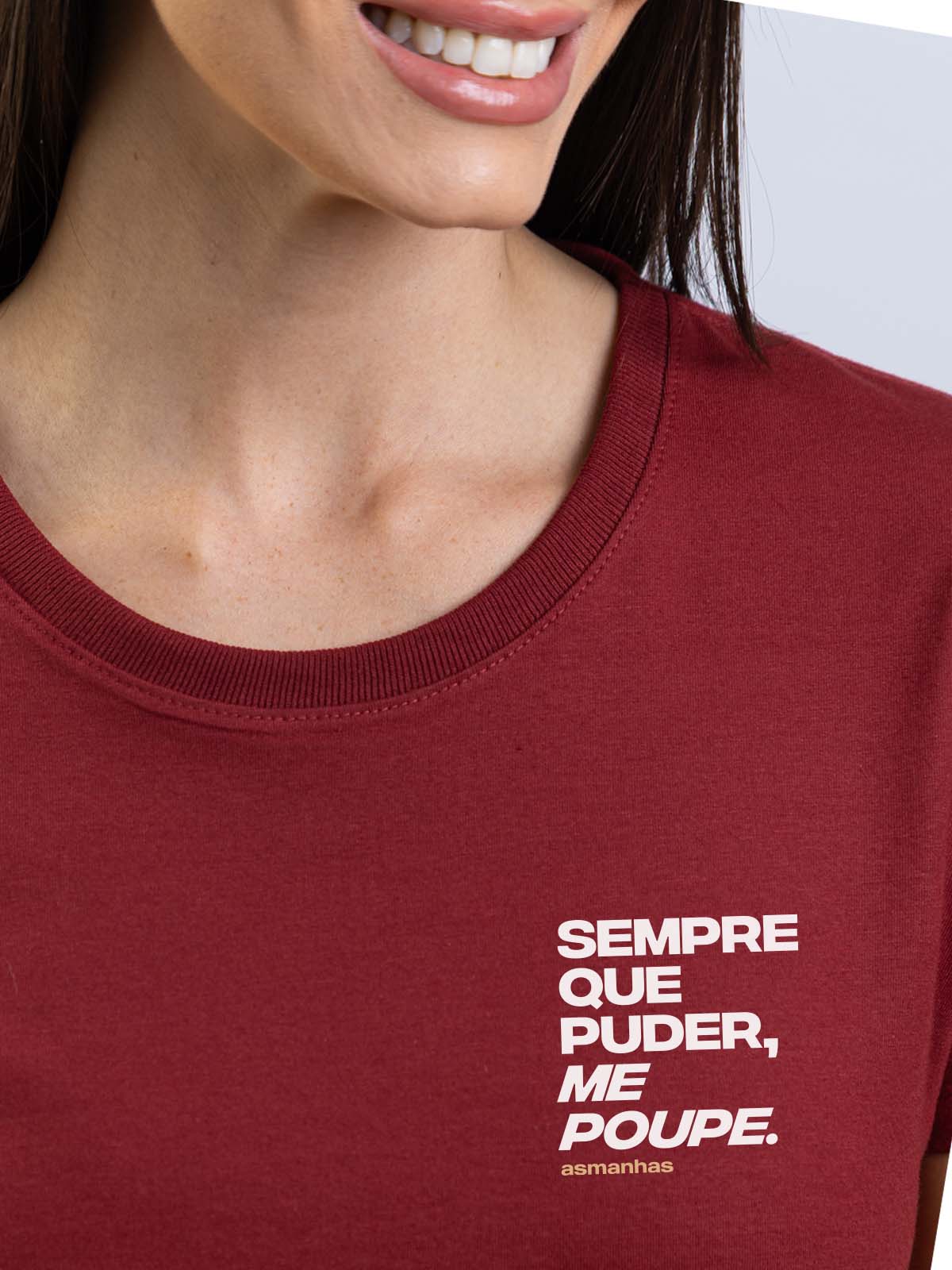 Camiseta Feminina Me Poupe Asmanhas