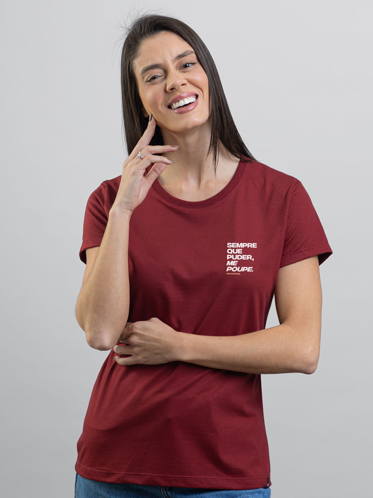 Camiseta Feminina Me Poupe Asmanhas