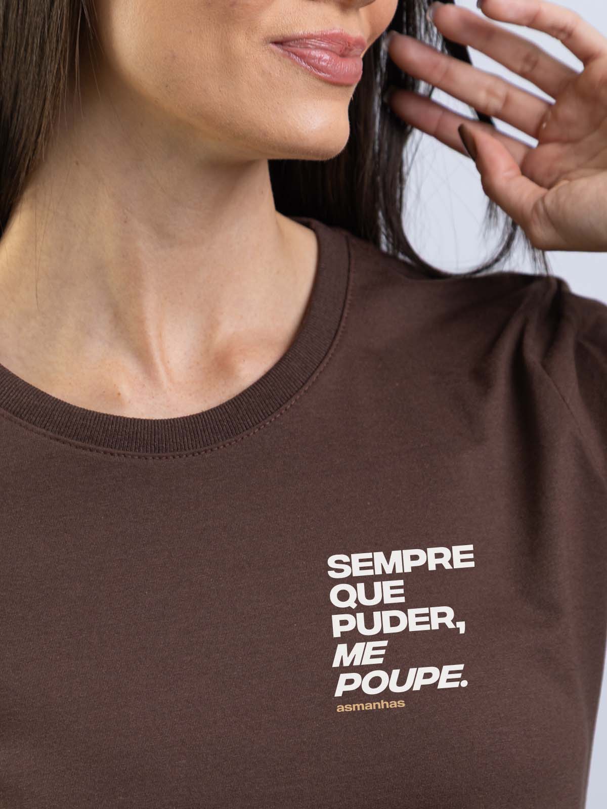 Camiseta Feminina Me Poupe Asmanhas