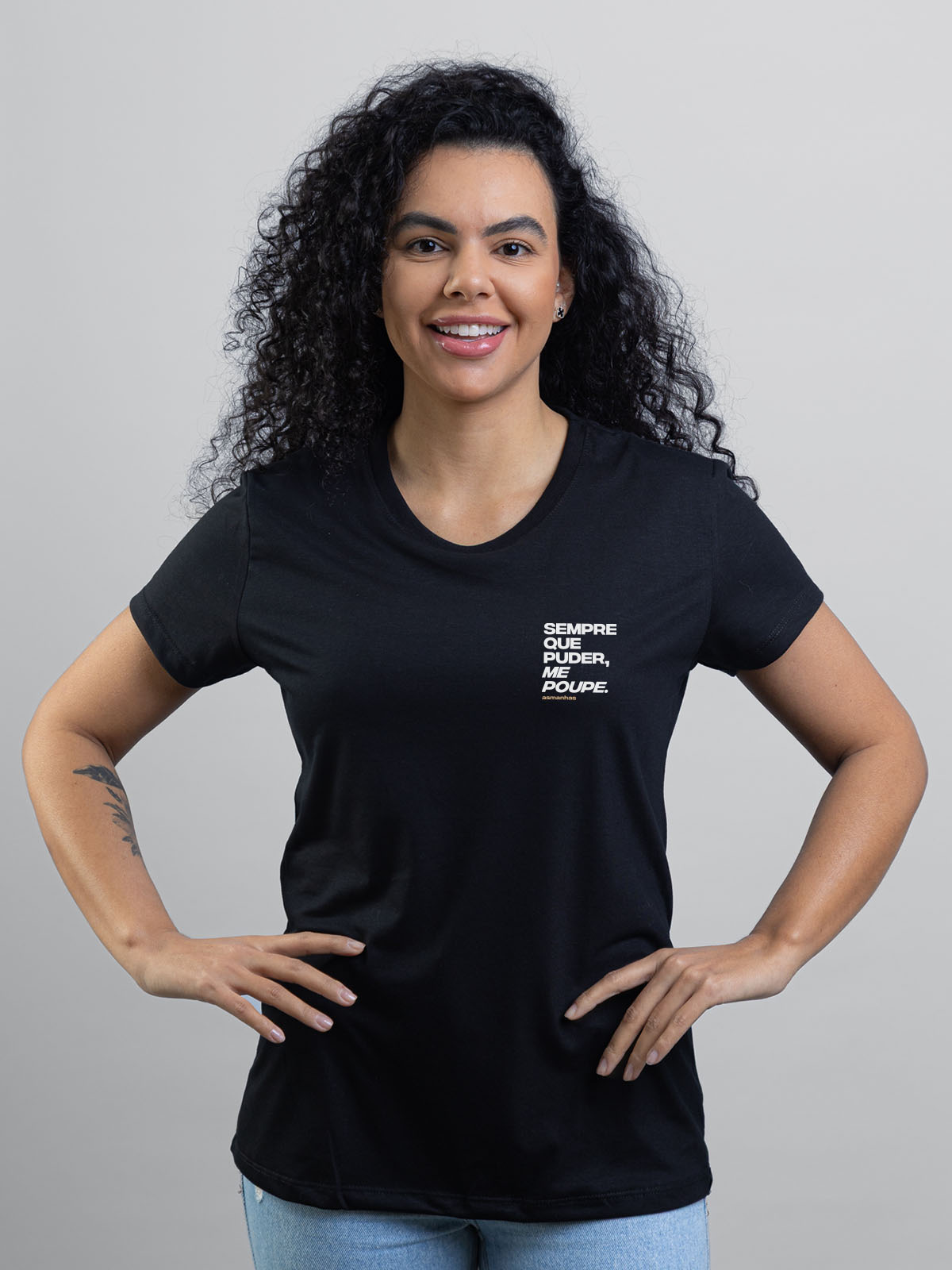 Camiseta Feminina Me Poupe Asmanhas