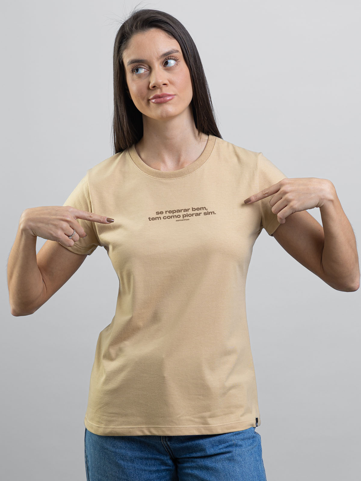 Camiseta Feminina Tem Como Piorar Asmanhas