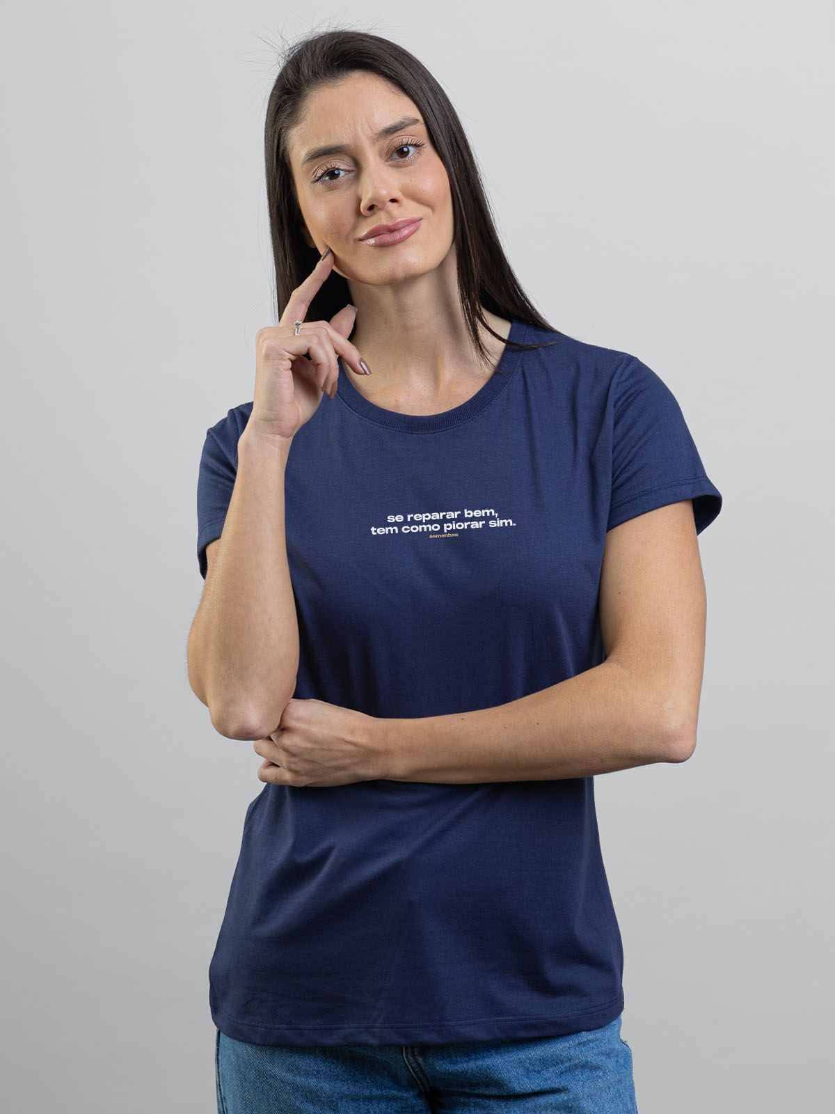 Camiseta Feminina Tem Como Piorar Asmanhas