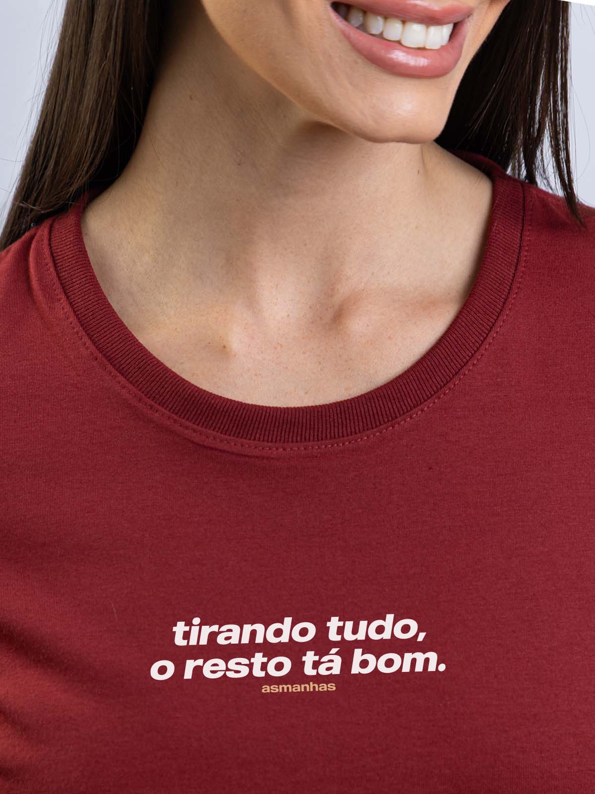 Camiseta Feminina Tirando Tudo Asmanhas