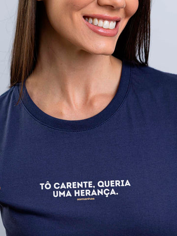 Camiseta Feminina Tô Carente Asmanhas