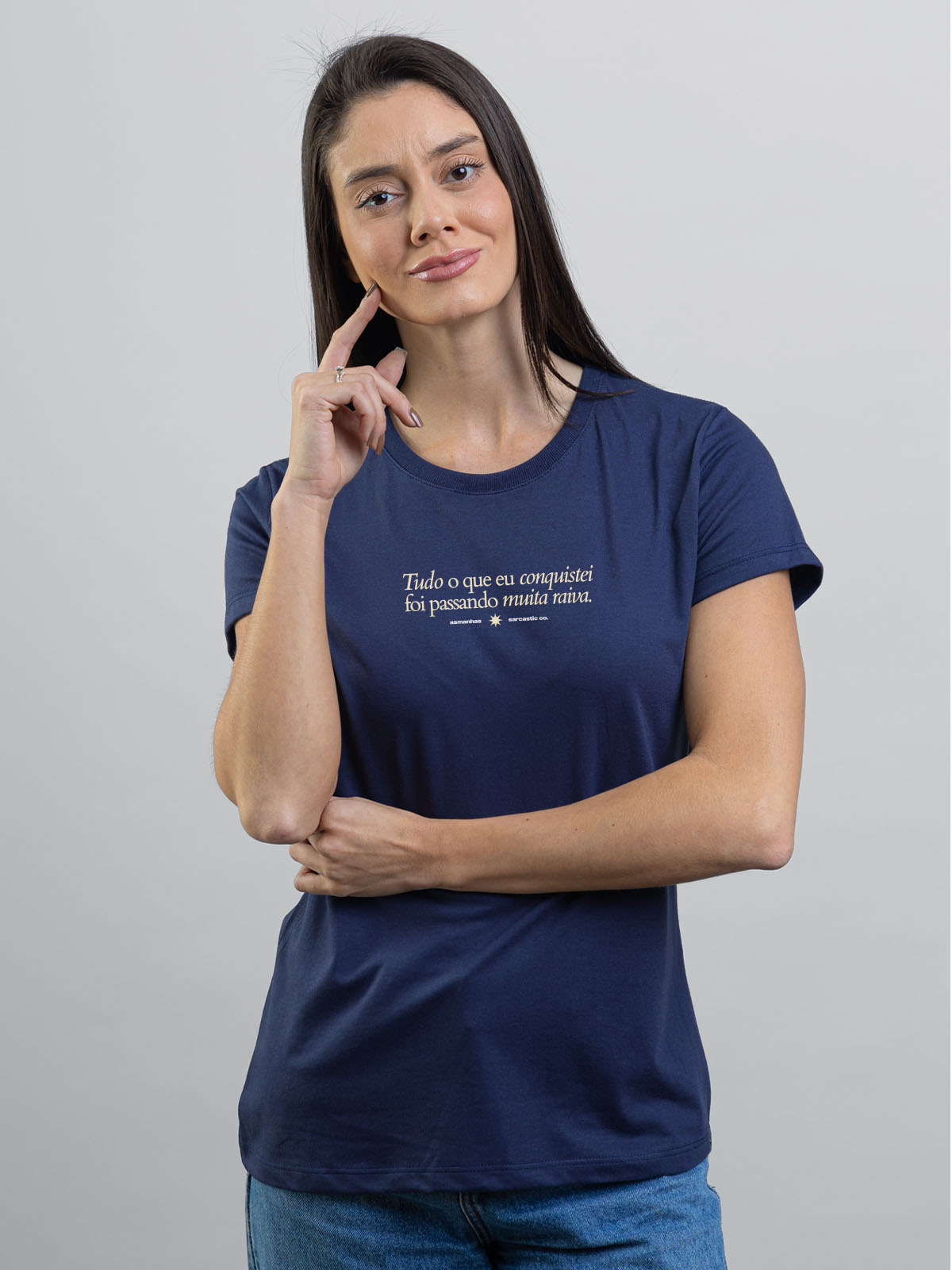 Camiseta Feminina Tudo o que Conquistei Asmanhas