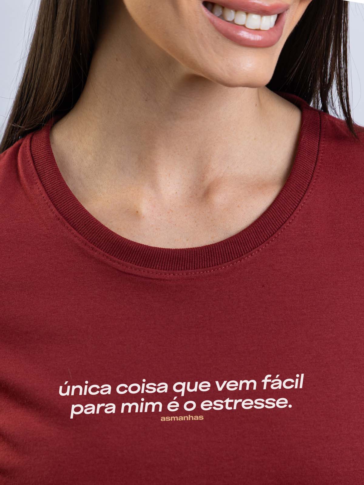 Camiseta Feminina Vem Fácil Pra Mim Asmanhas