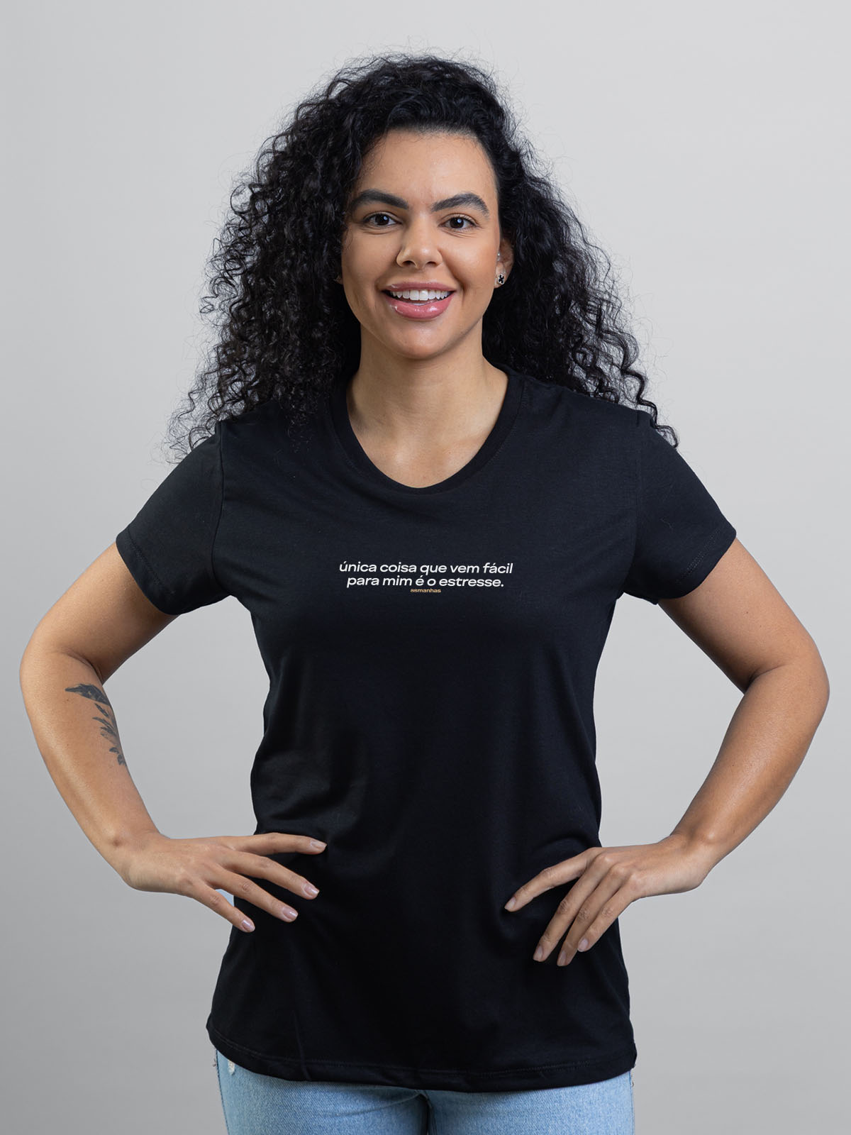 Camiseta Feminina Vem Fácil Pra Mim Asmanhas