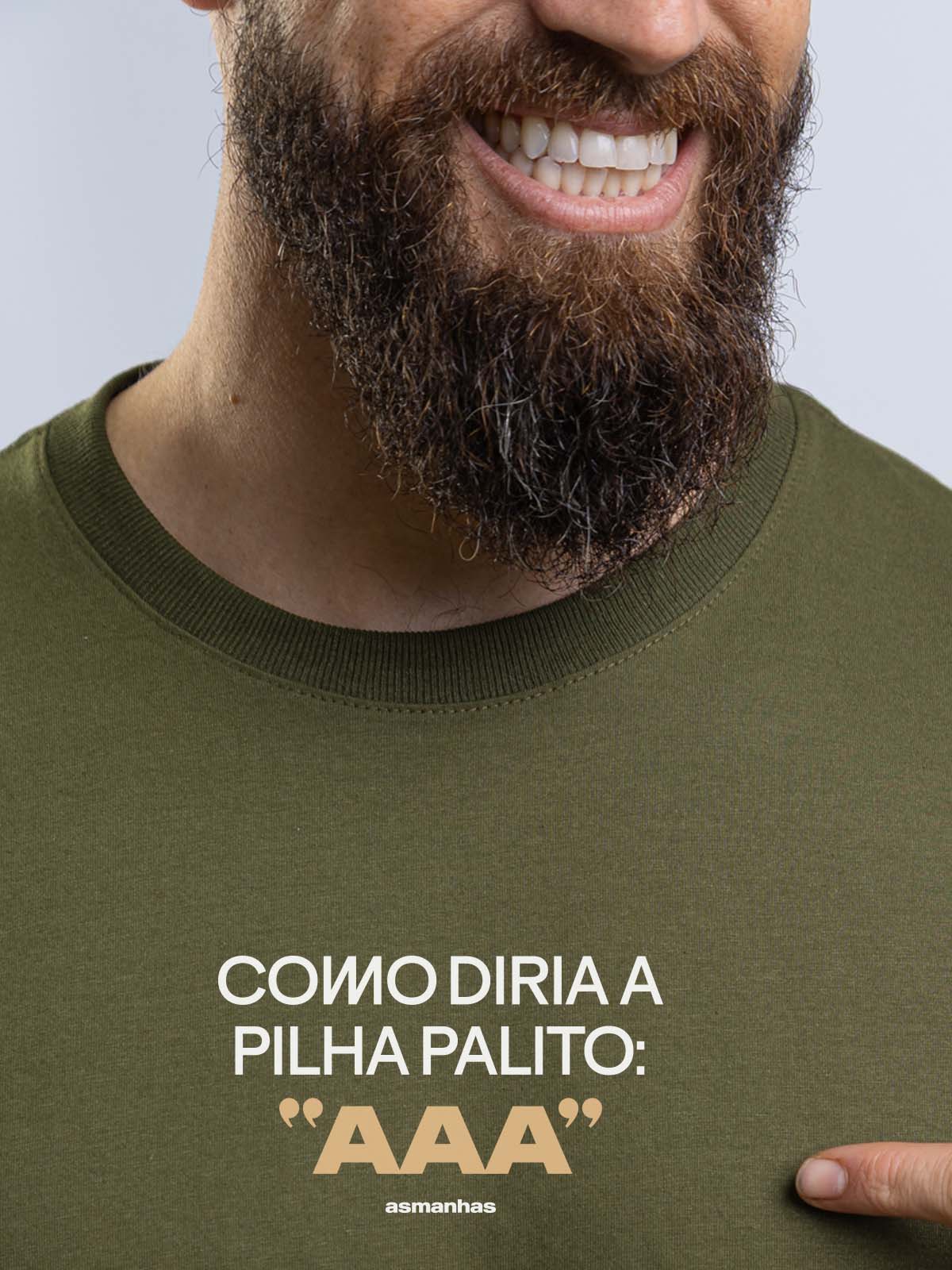Camiseta Como Diria a Pilha Palito Asmanhas