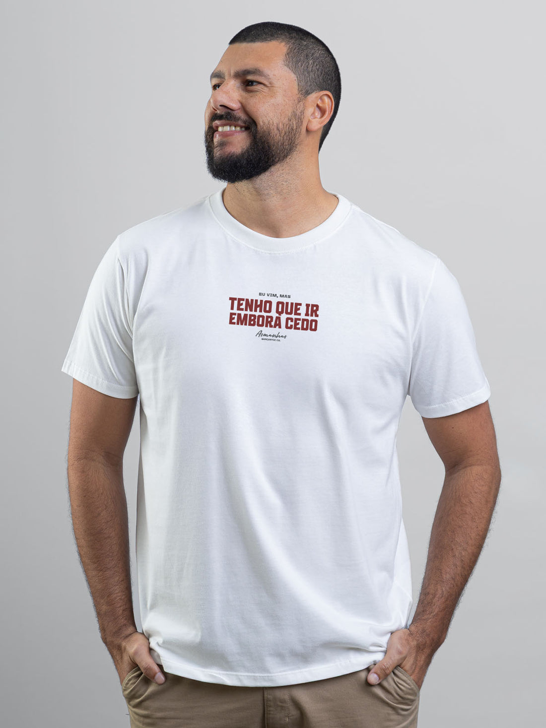 Camiseta Tenho Que Ir Embora Cedo Asmanhas