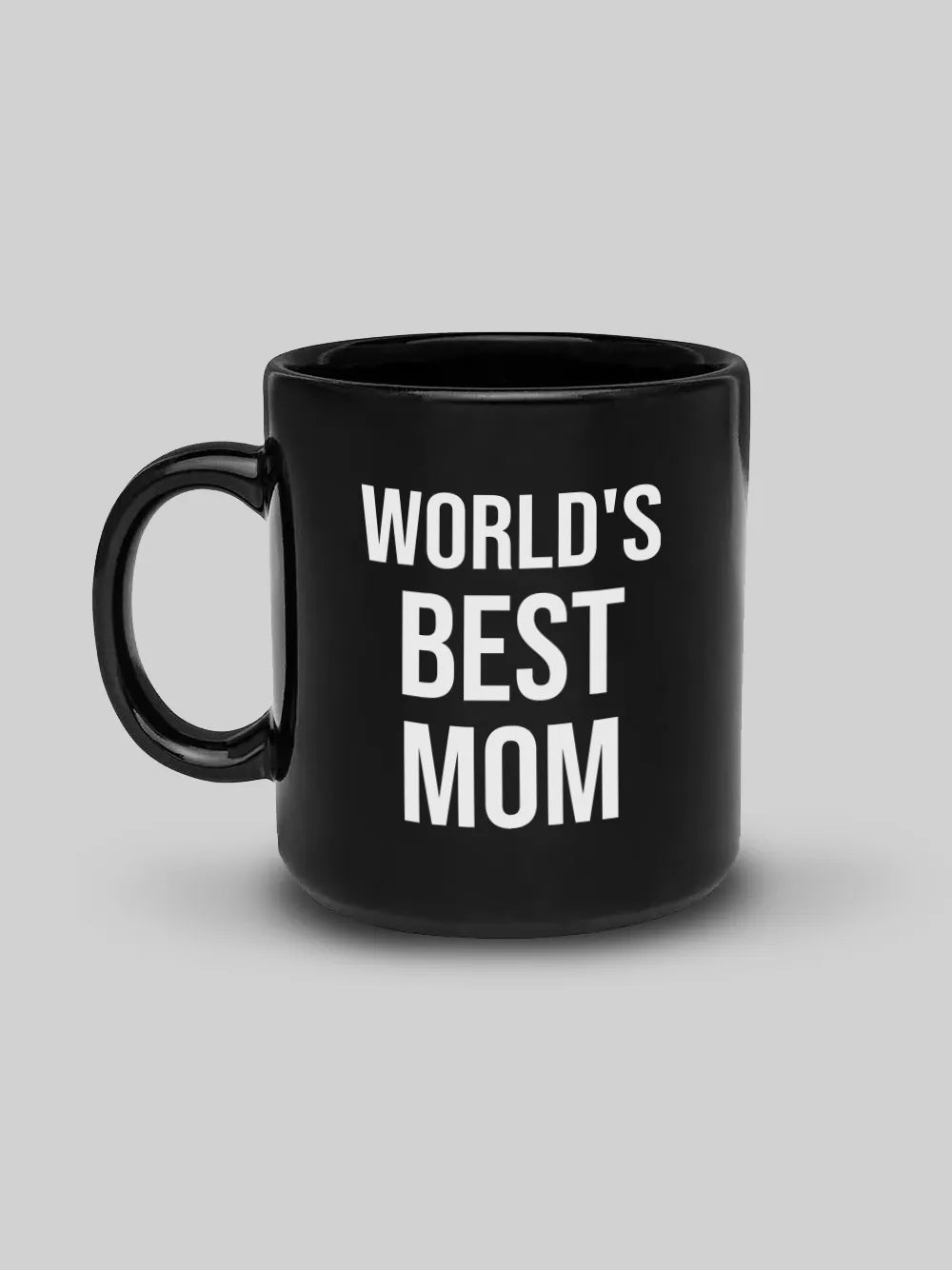 Caneca World's Best Mother Preta Asmanhas