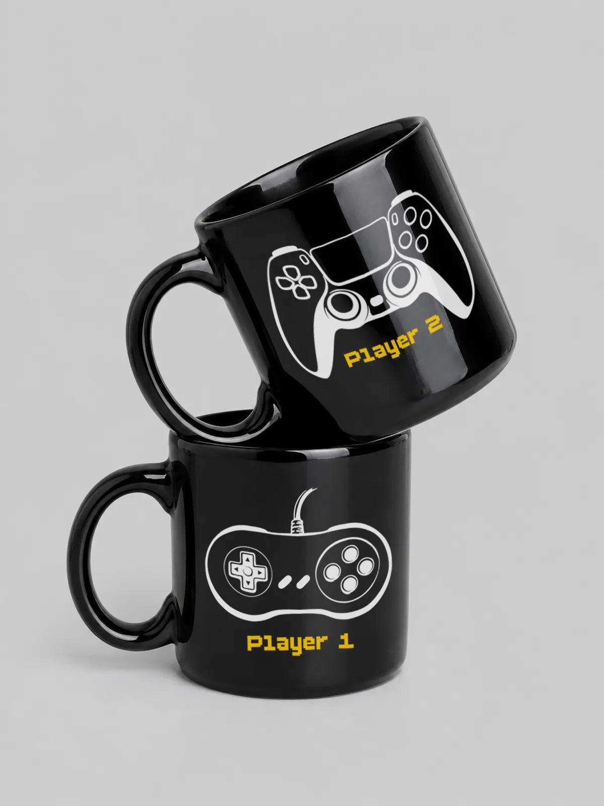 Dupla de Canecas Player 1 e Player 2 Asmanhas