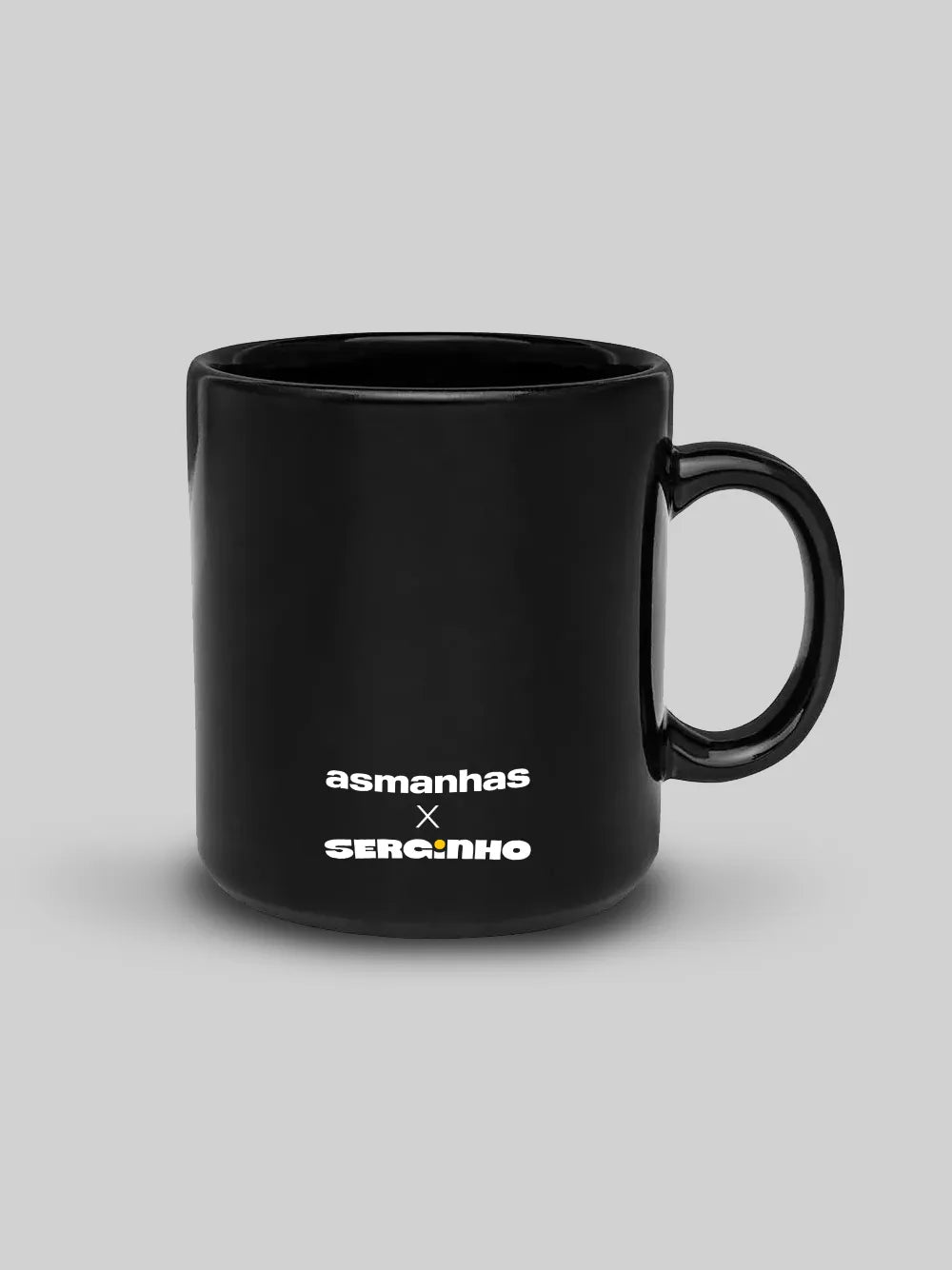 Caneca Padrasto Dicionário  Preta Asmanhas