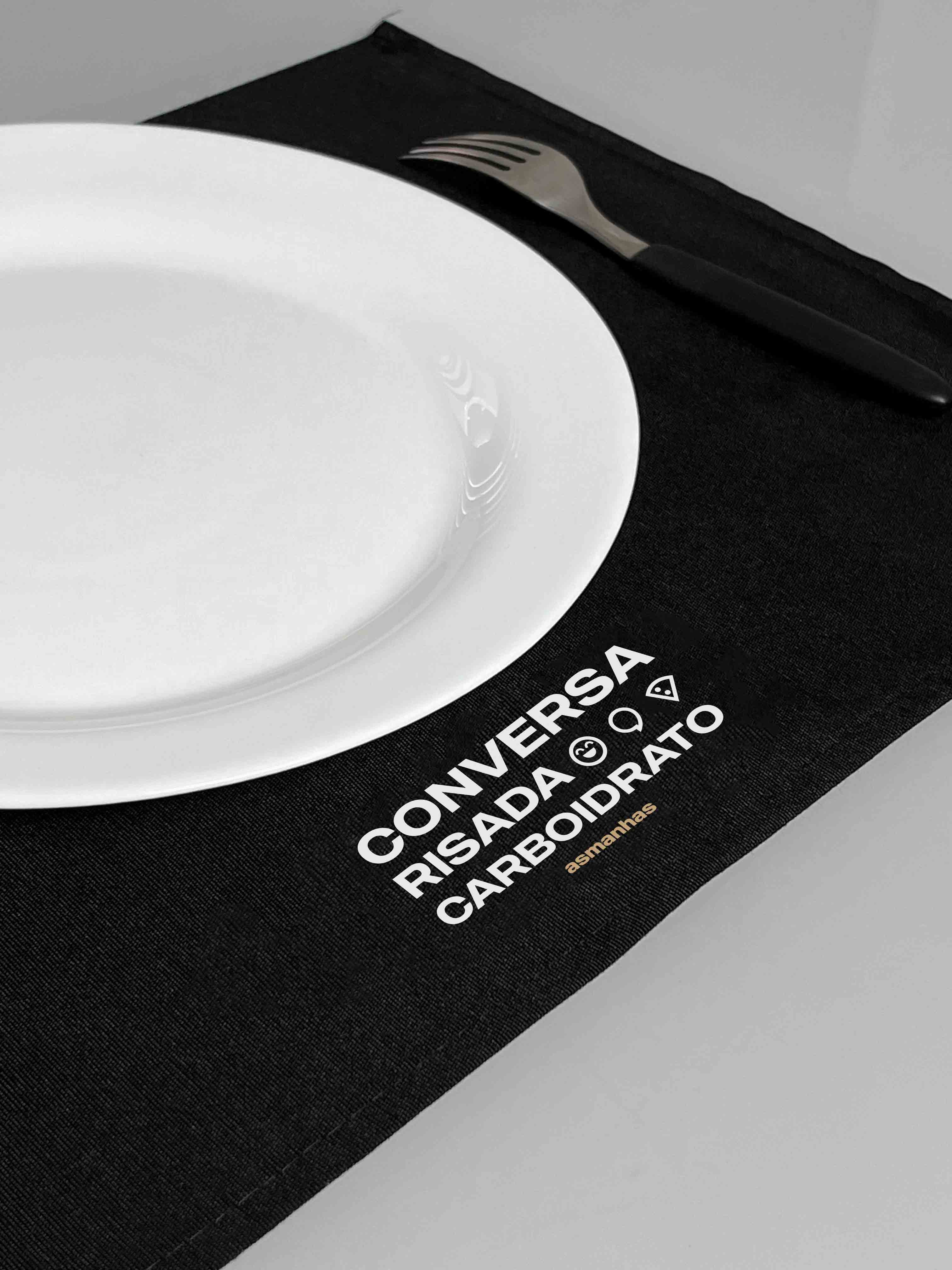 Jogo Americano Amigos & Comida Boa Asmanhas