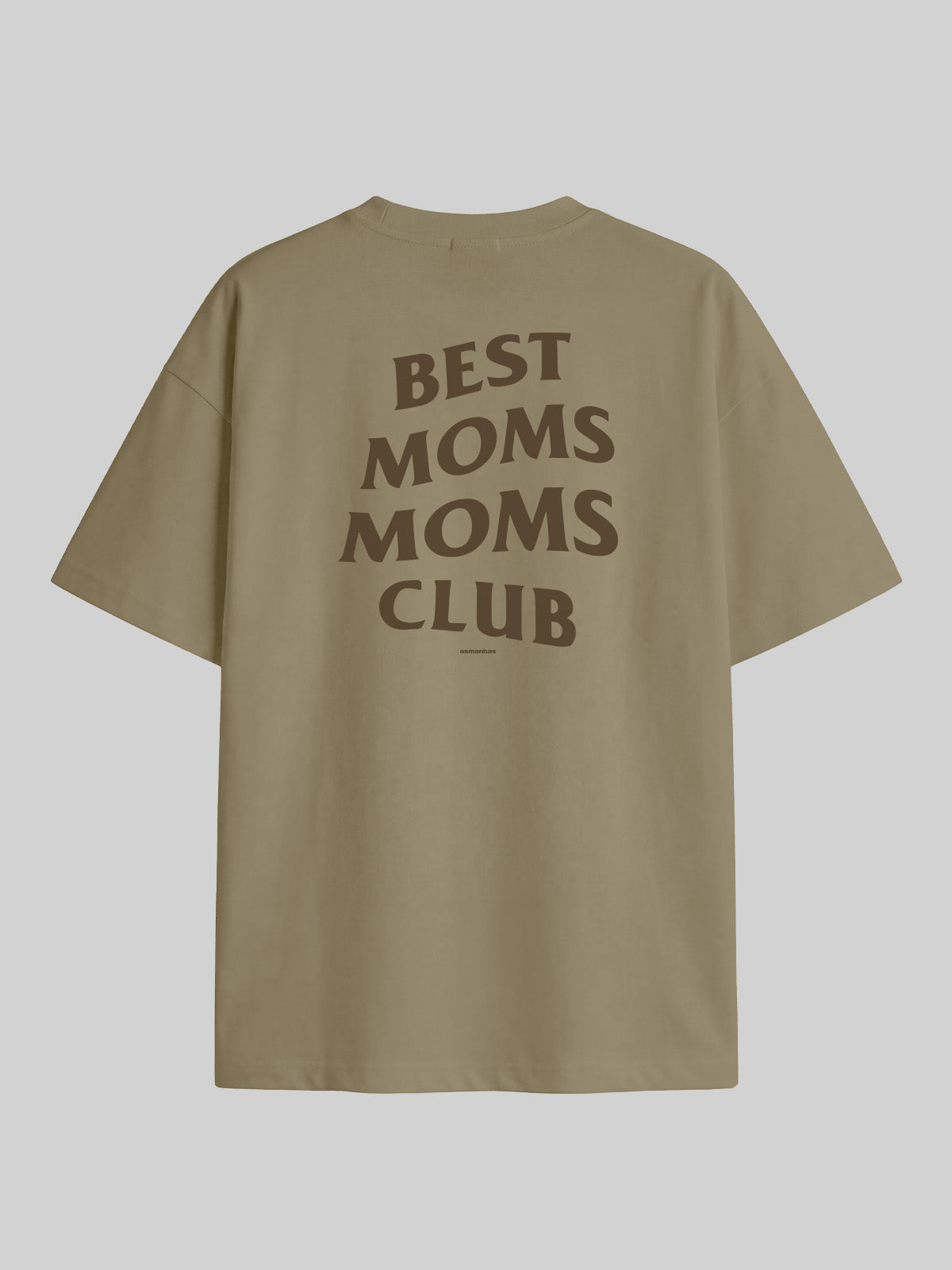 Camiseta Oversized Best Moms Club Asmanhas