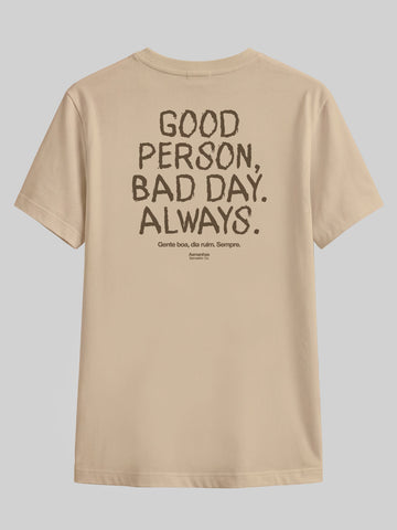 Camiseta Good Person, Bad Day Asmanhas