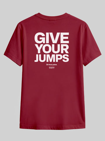 Camiseta Give Your Jumps Asmanhas