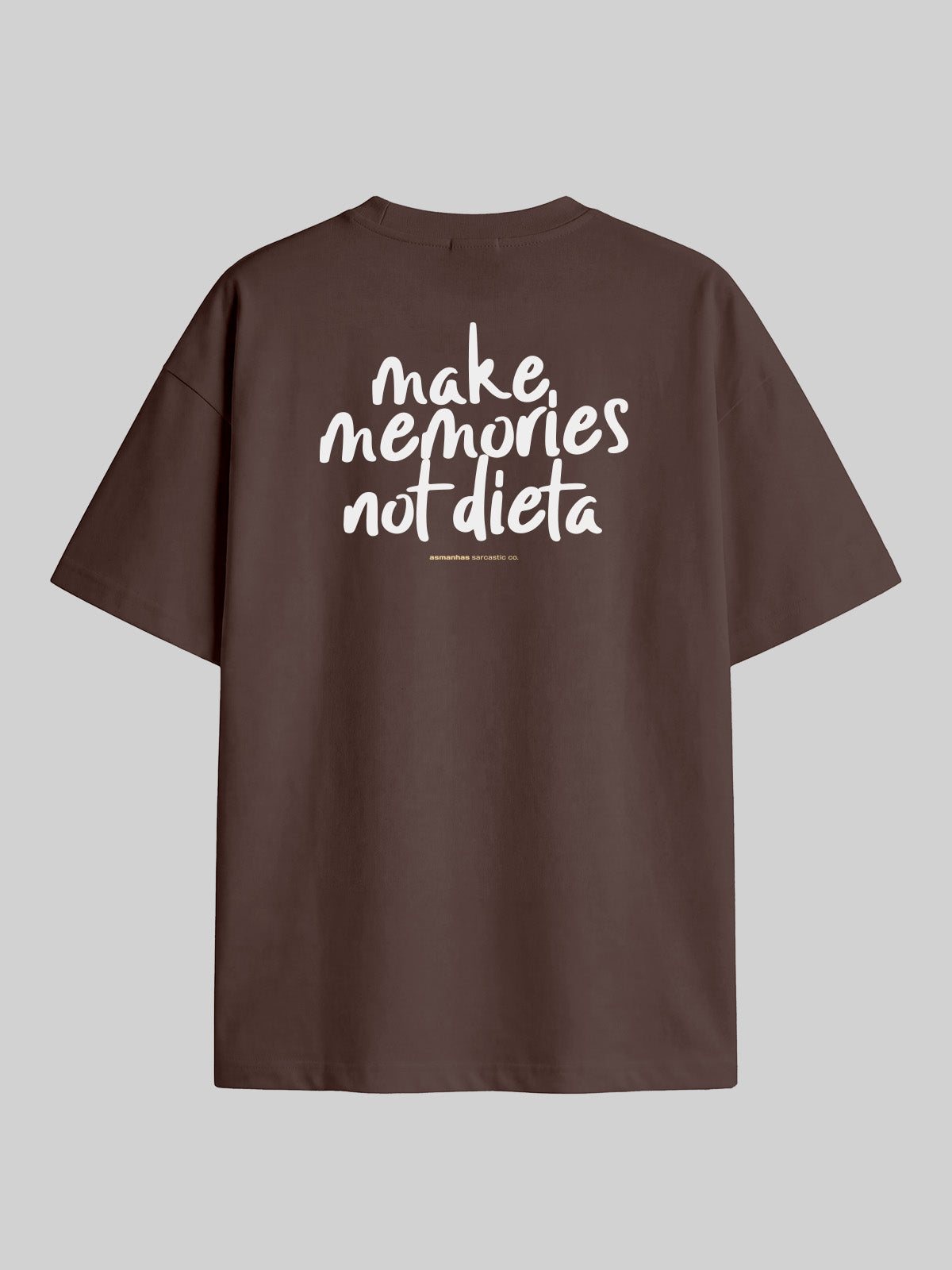 Camiseta Oversized Make Memories Asmanhas