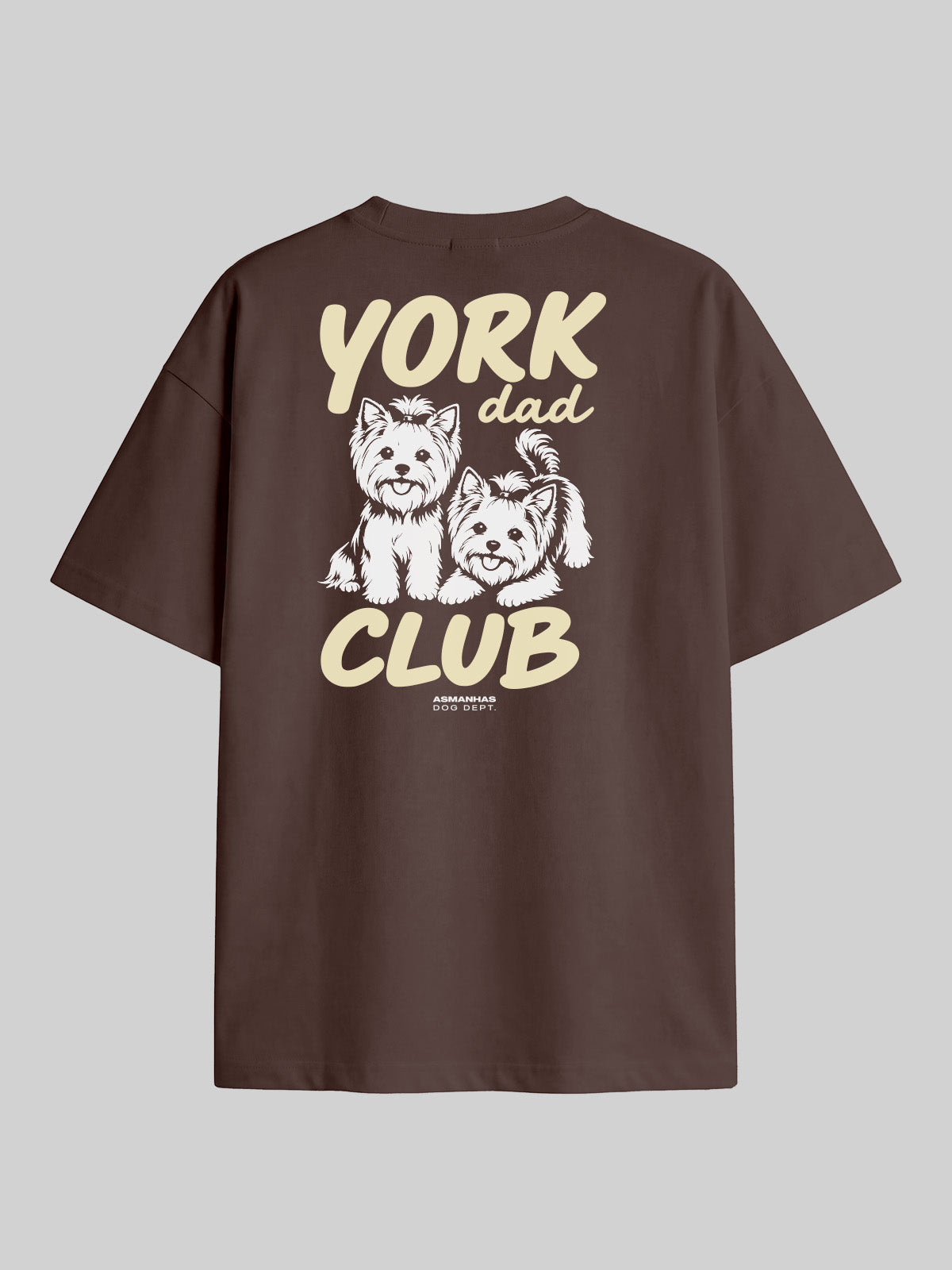 Camiseta Oversized Clube Pai de Yorkshire Asmanhas
