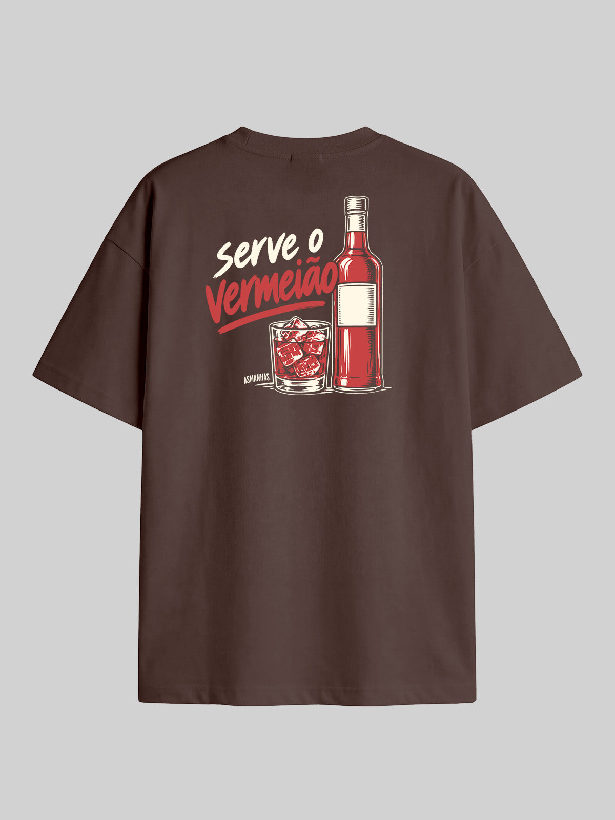 Camiseta Oversized Serve o Vermeião Asmanhas