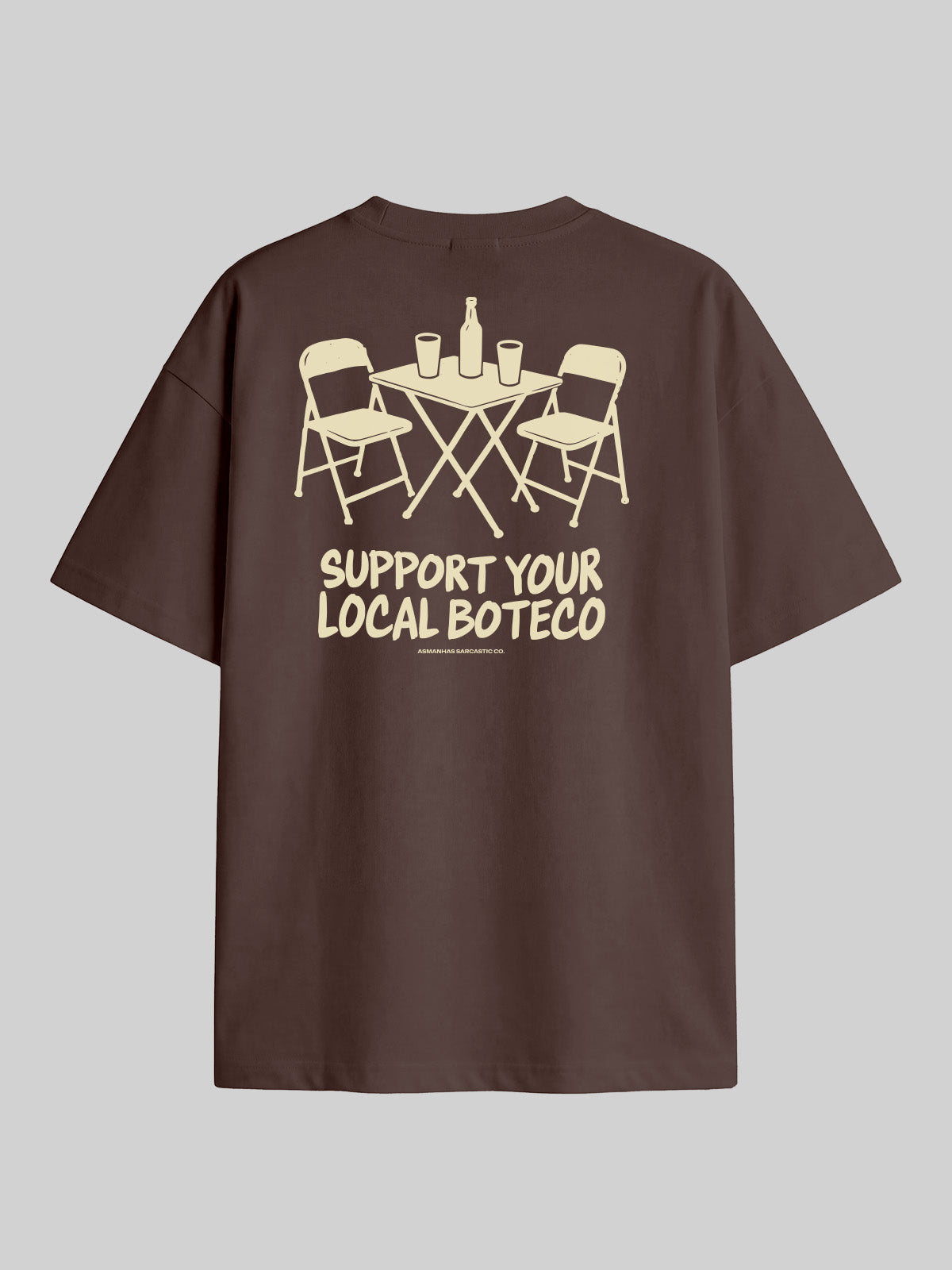 Camiseta Oversized Local Boteco Asmanhas