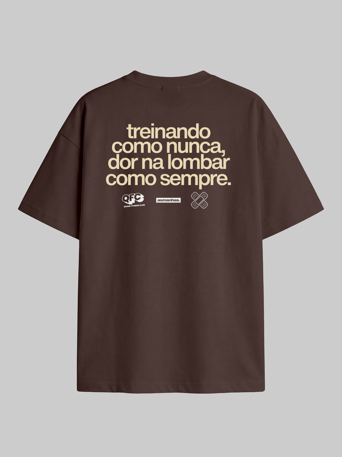 Camiseta Oversized Treinando Como Nunca Asmanhas