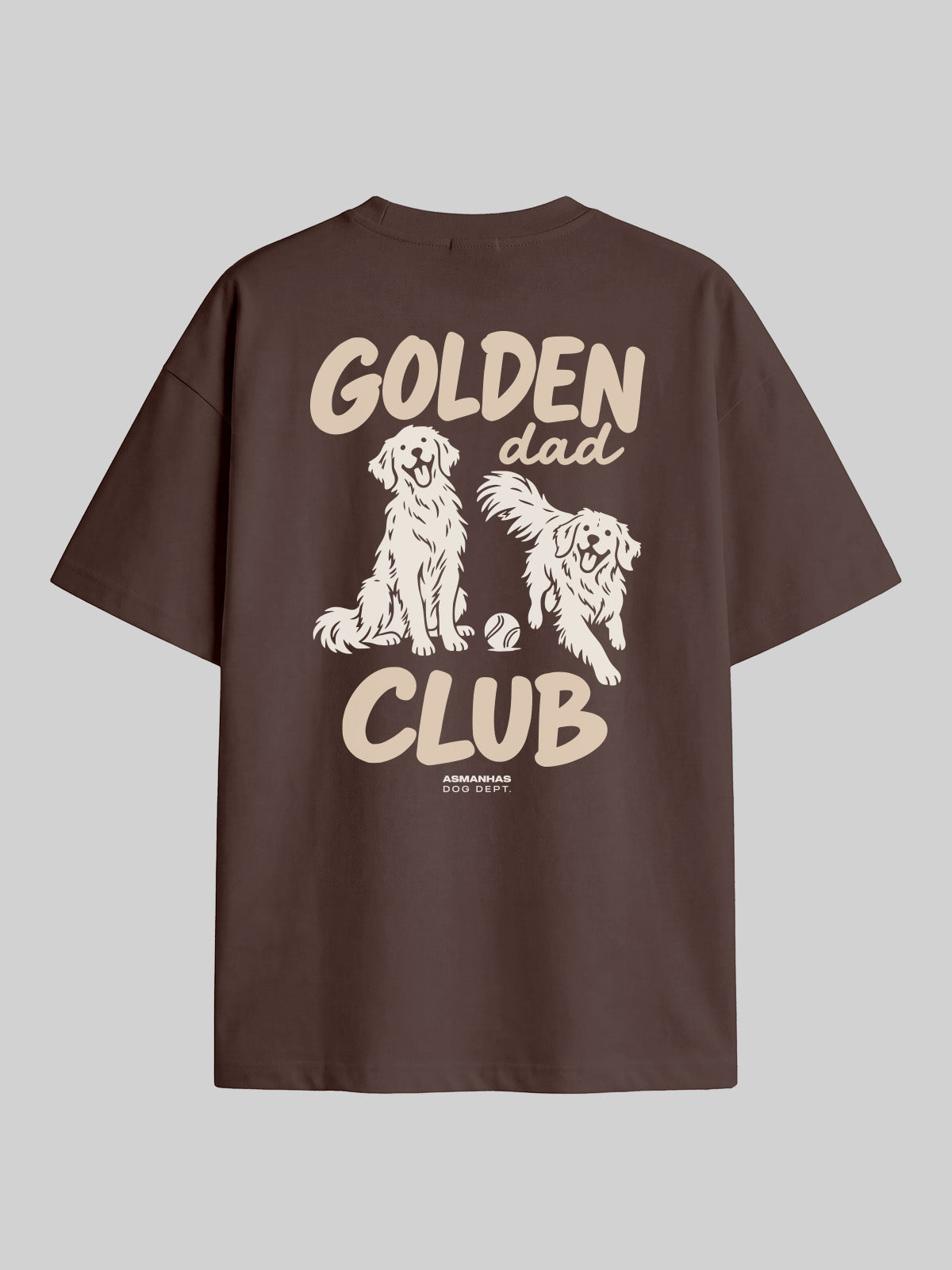 Camiseta Oversized Clube Pai de Golden Asmanhas