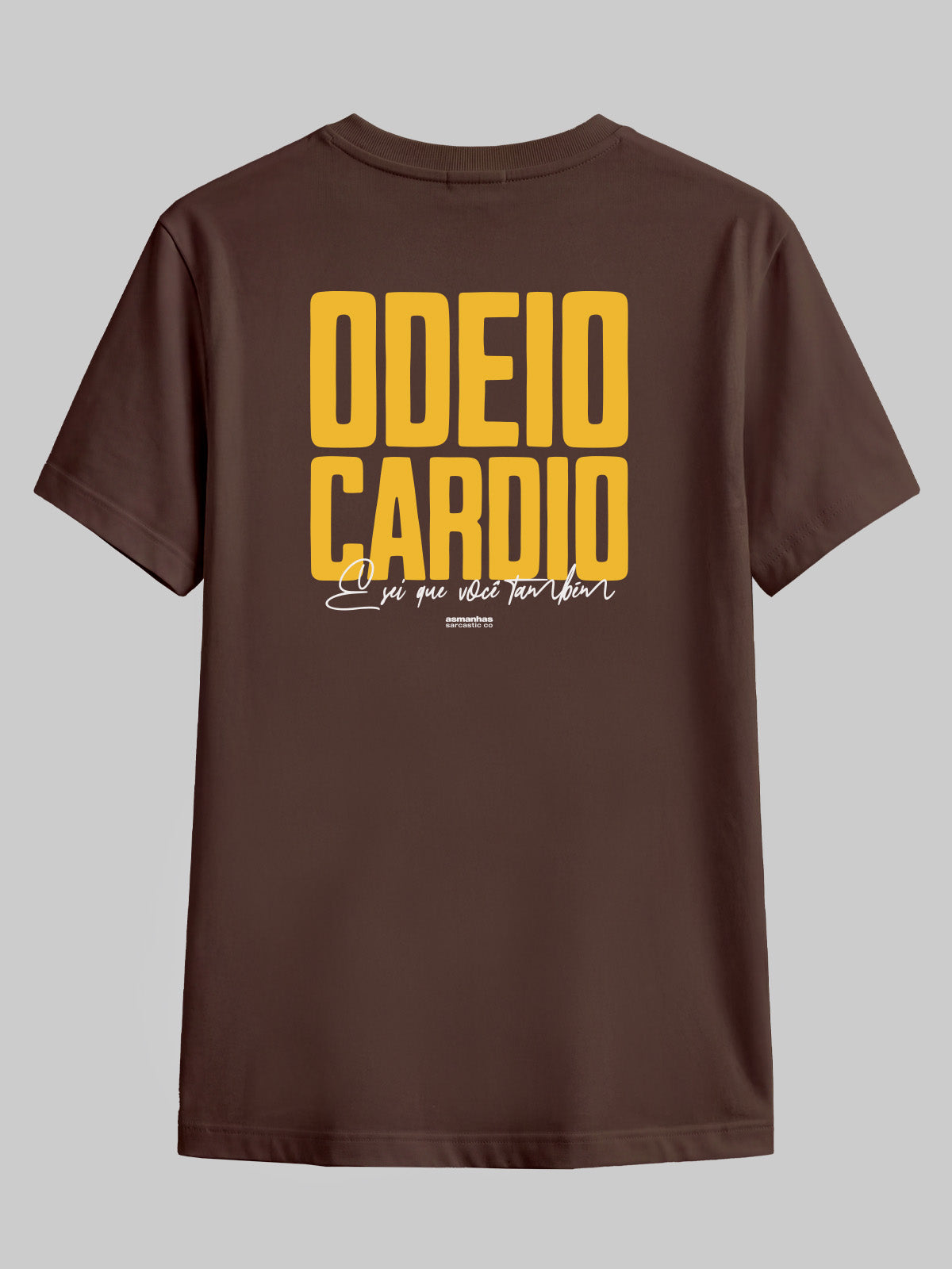 Camiseta Odeio Cardio Asmanhas