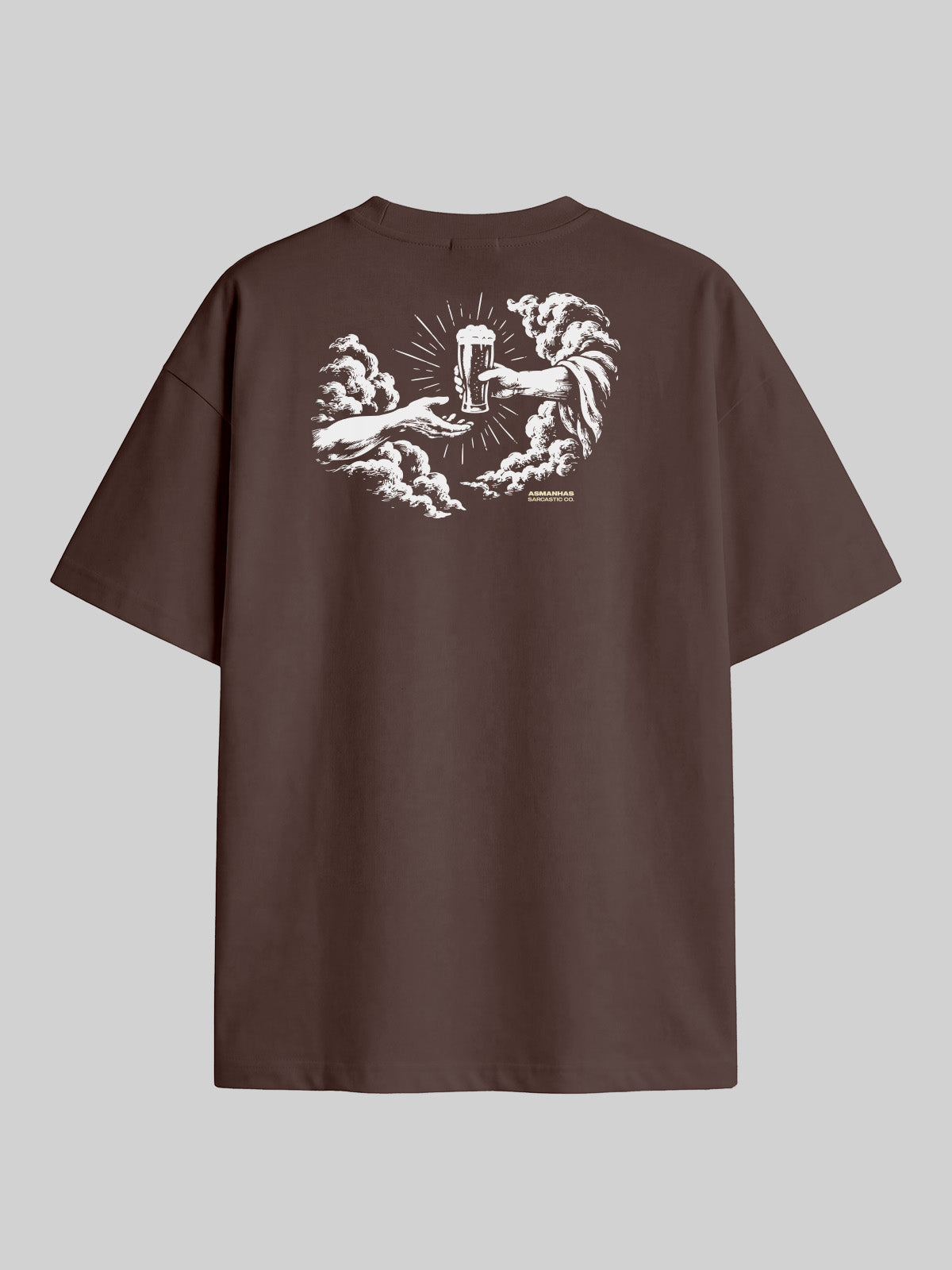 Camiseta Oversized Criação da Cerveja Asmanhas