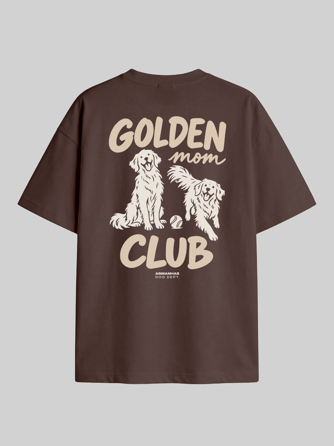 Camiseta Oversized Clube Mãe de Golden Asmanhas