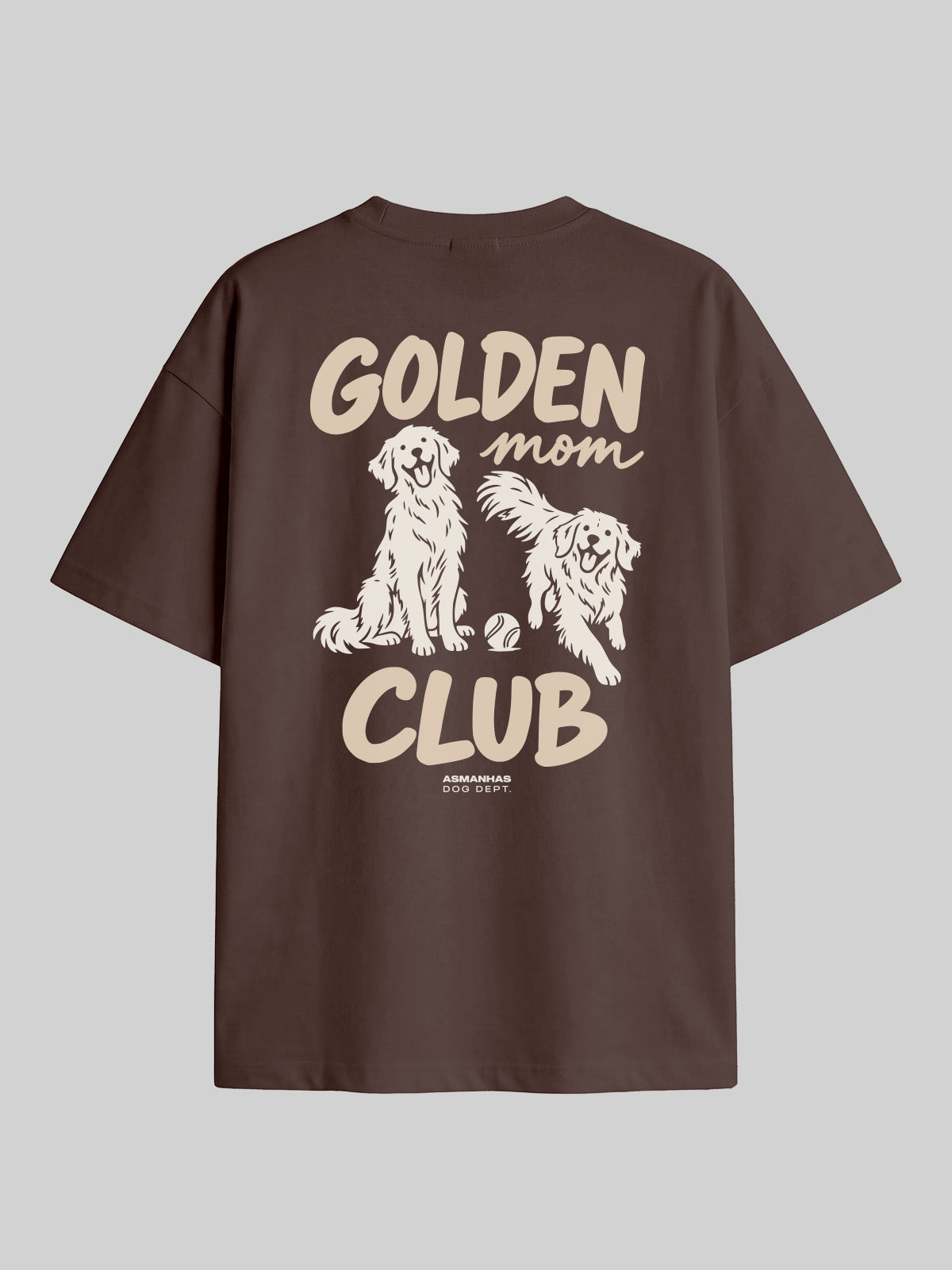 Camiseta Oversized Clube Mãe de Golden Asmanhas