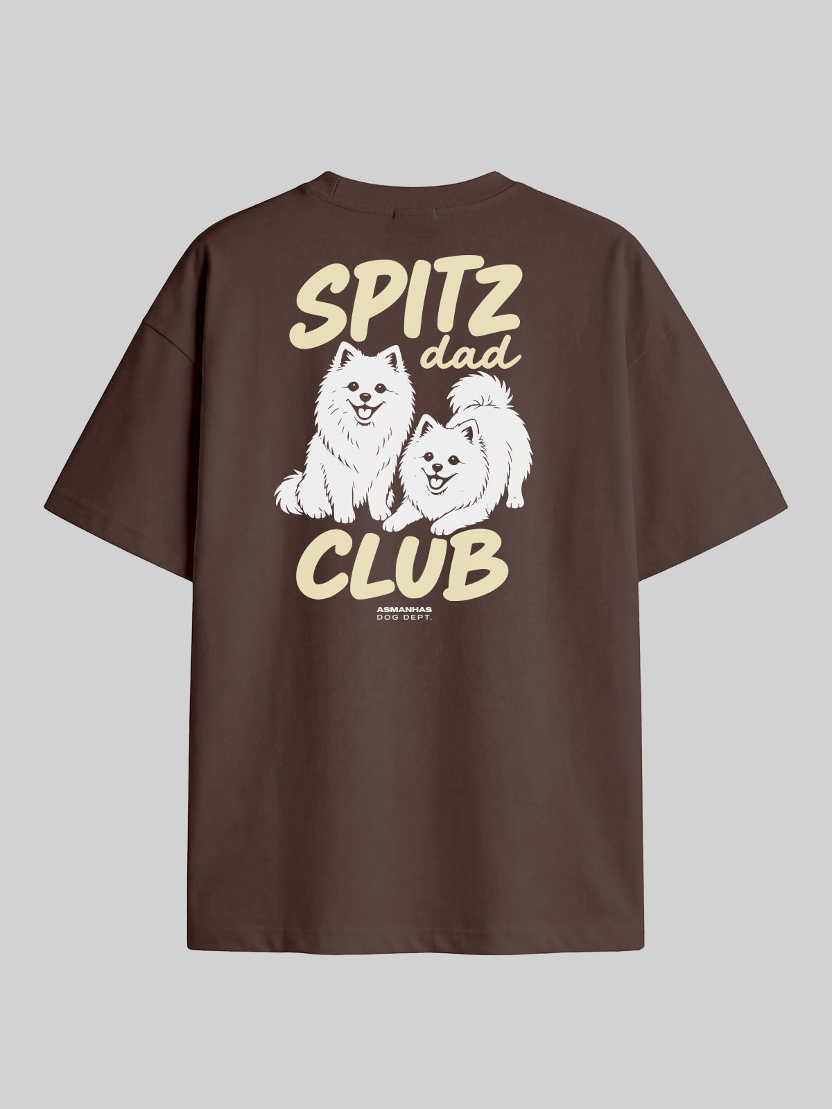 Camiseta Oversized Clube Pai de Spitz Asmanhas