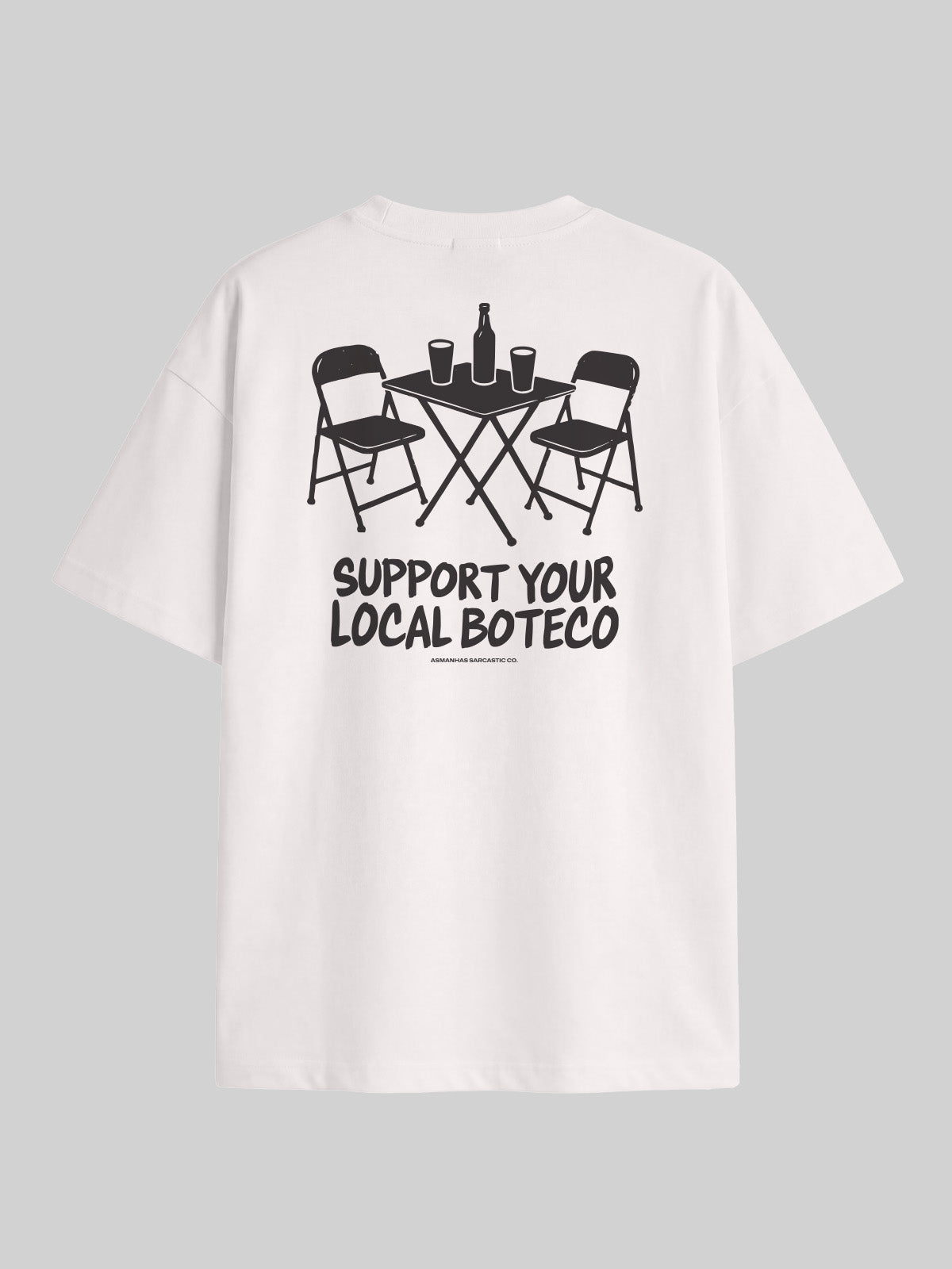 Camiseta Oversized Local Boteco Asmanhas