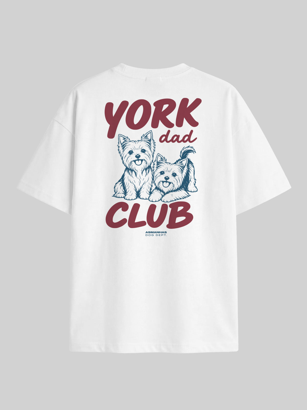 Camiseta Oversized Clube Pai de Yorkshire Asmanhas
