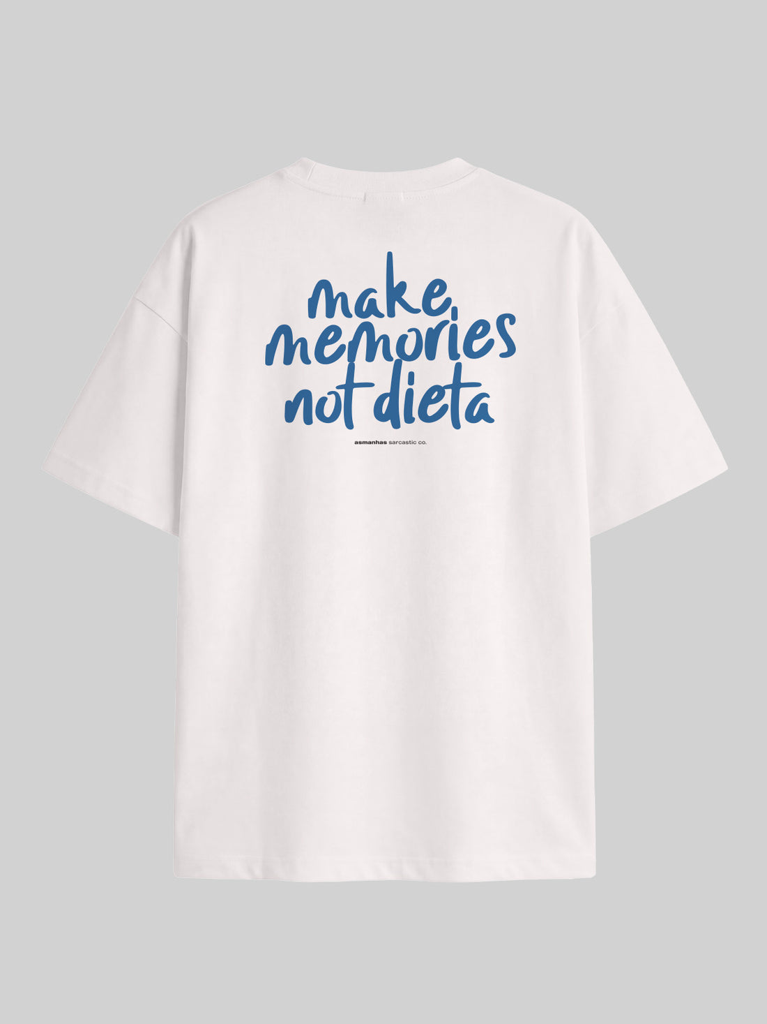 Camiseta Oversized Make Memories Asmanhas