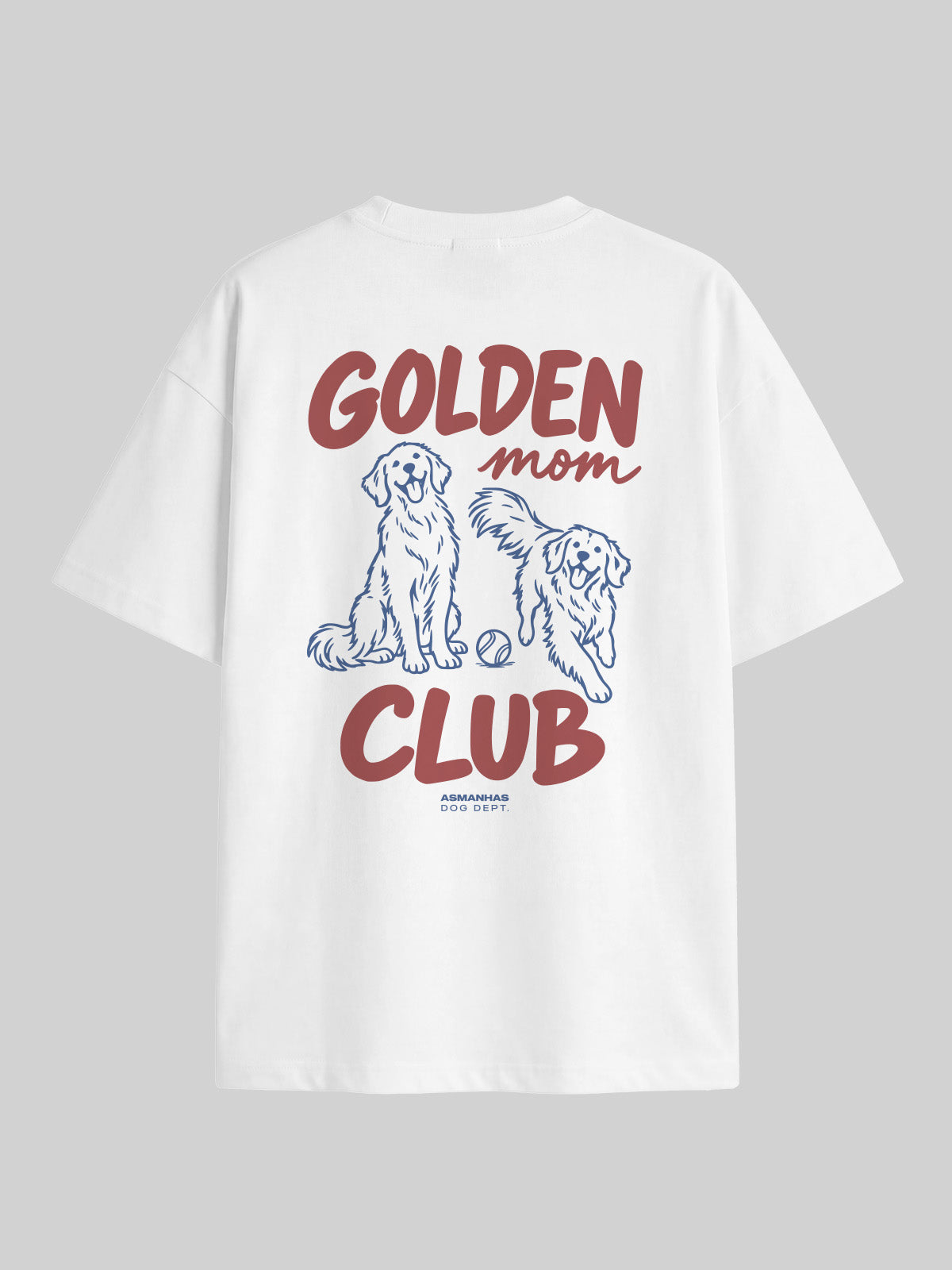 Camiseta Oversized Clube Mãe de Golden Asmanhas