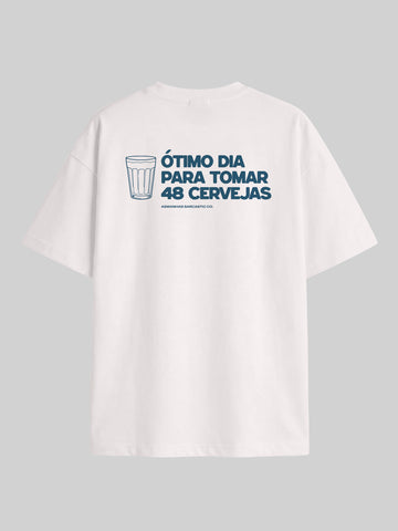 Camiseta Oversized 48 Cervejas Asmanhas