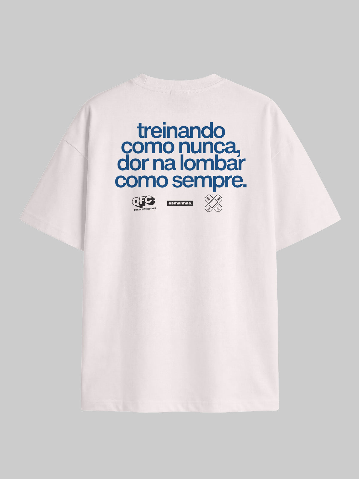 Camiseta Oversized Treinando Como Nunca Asmanhas