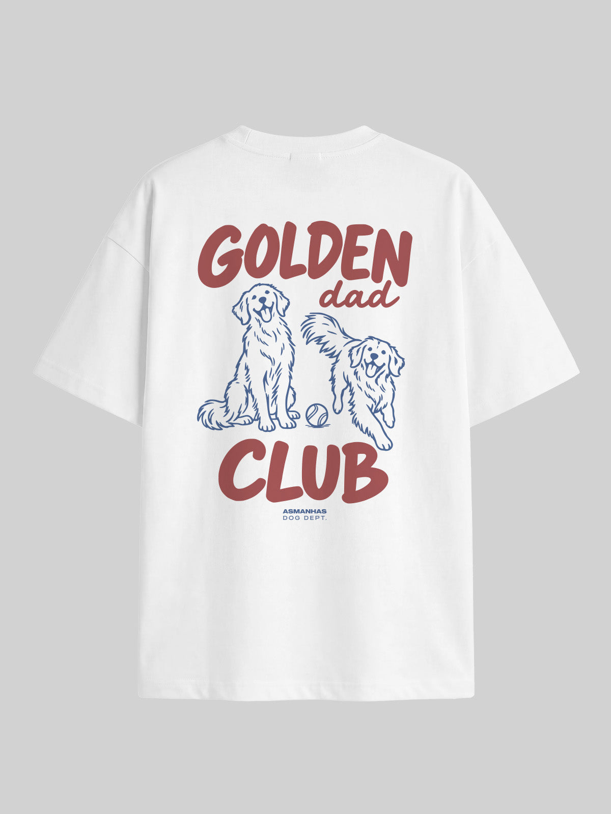 Camiseta Oversized Clube Pai de Golden Asmanhas
