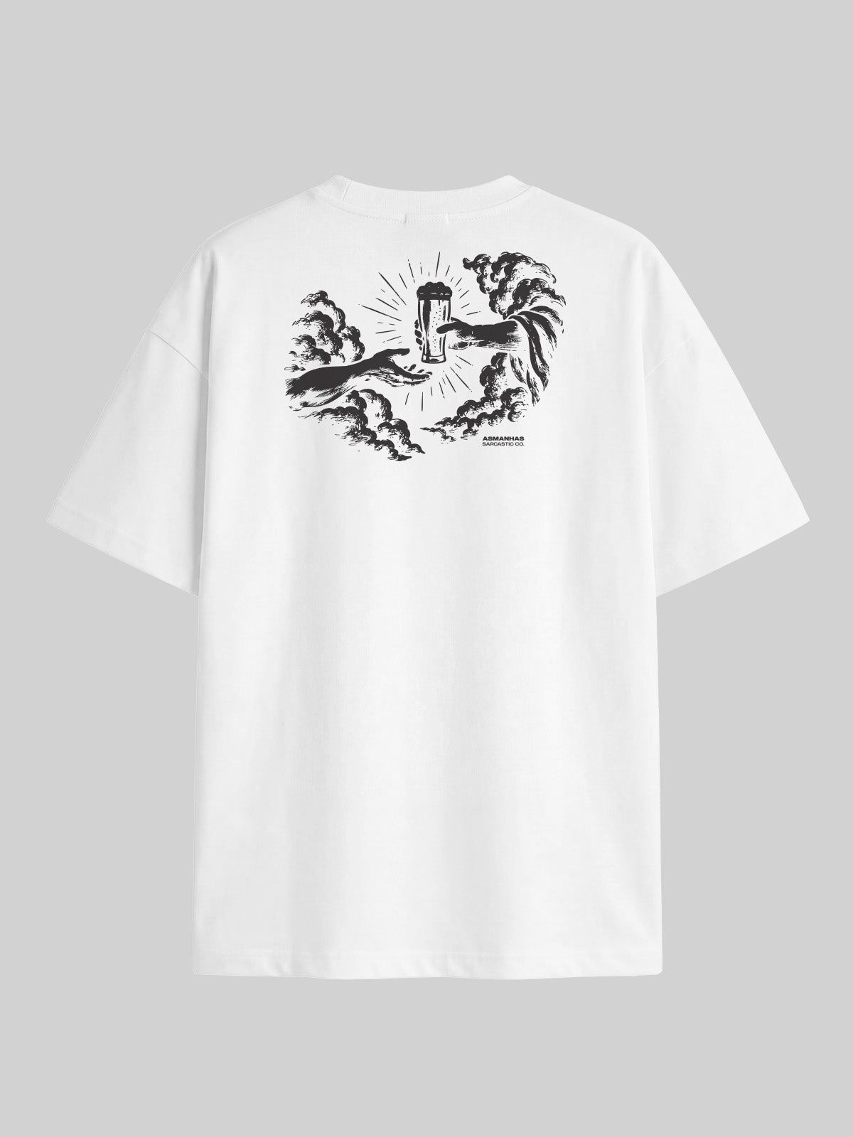 Camiseta Oversized Criação da Cerveja Asmanhas