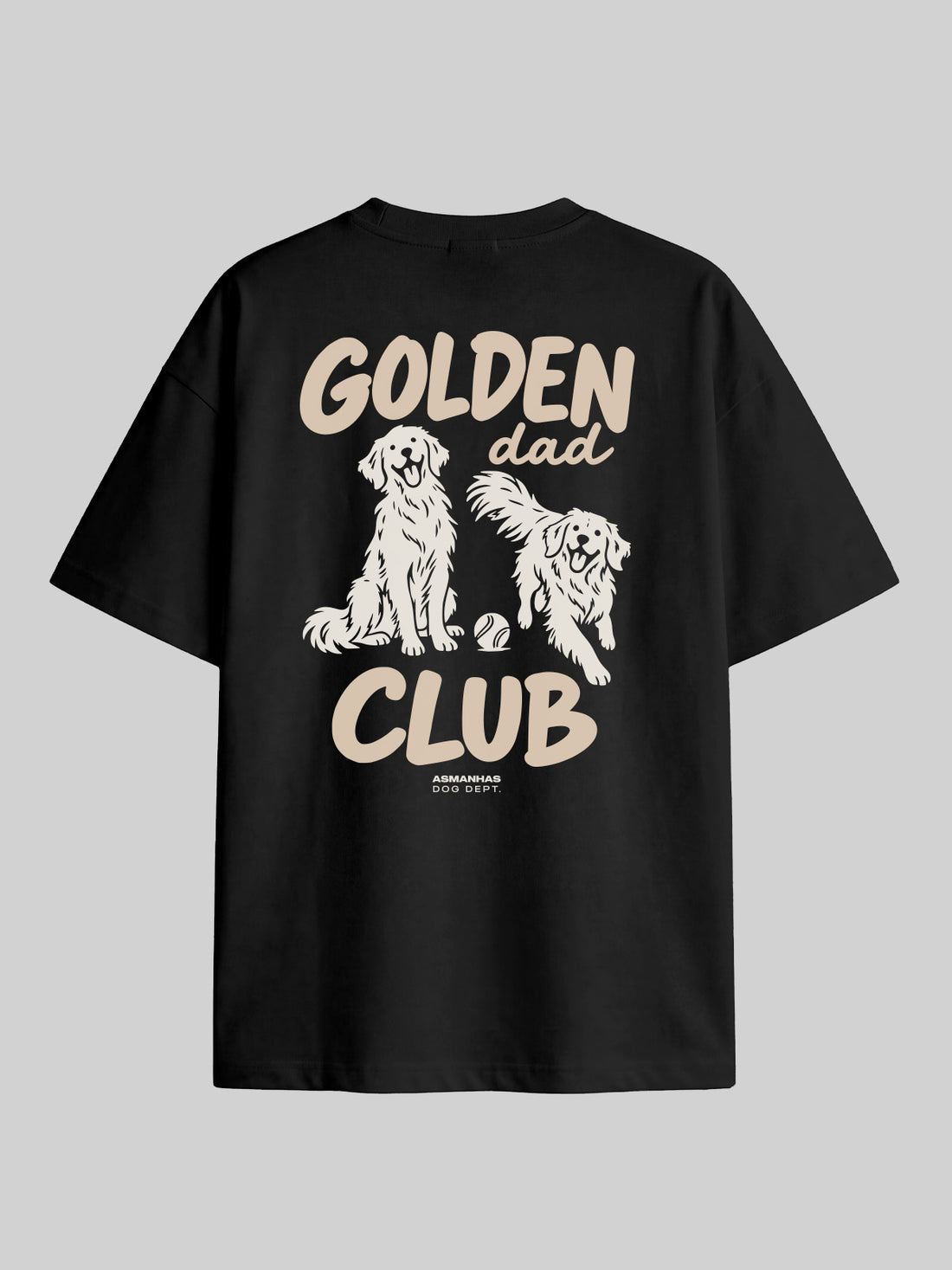 Camiseta Oversized Clube Pai de Golden Asmanhas