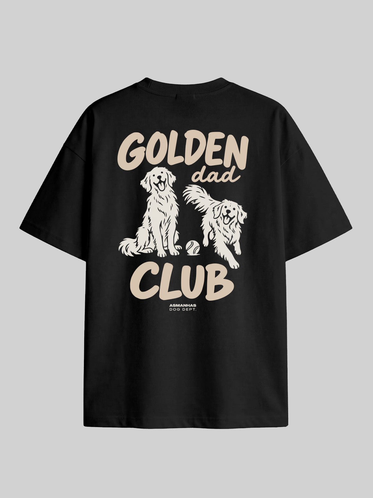 Camiseta Oversized Clube Pai de Golden Asmanhas