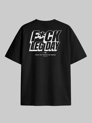 Camiseta Oversized F*ck Leg Day Asmanhas