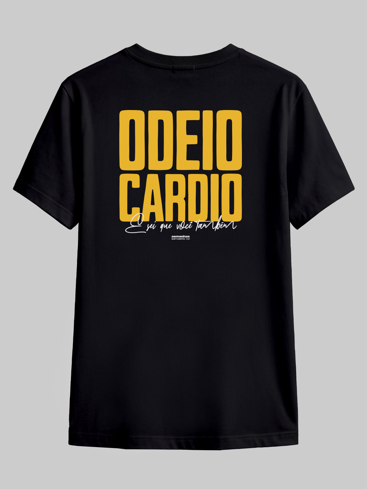 Camiseta Odeio Cardio Asmanhas