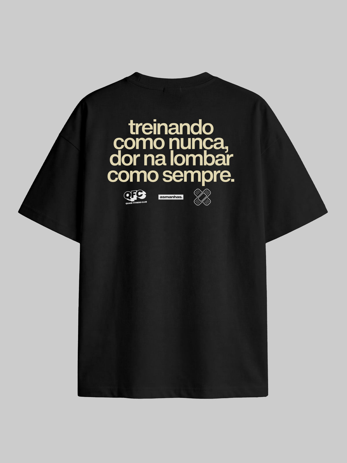 Camiseta Oversized Treinando Como Nunca Asmanhas