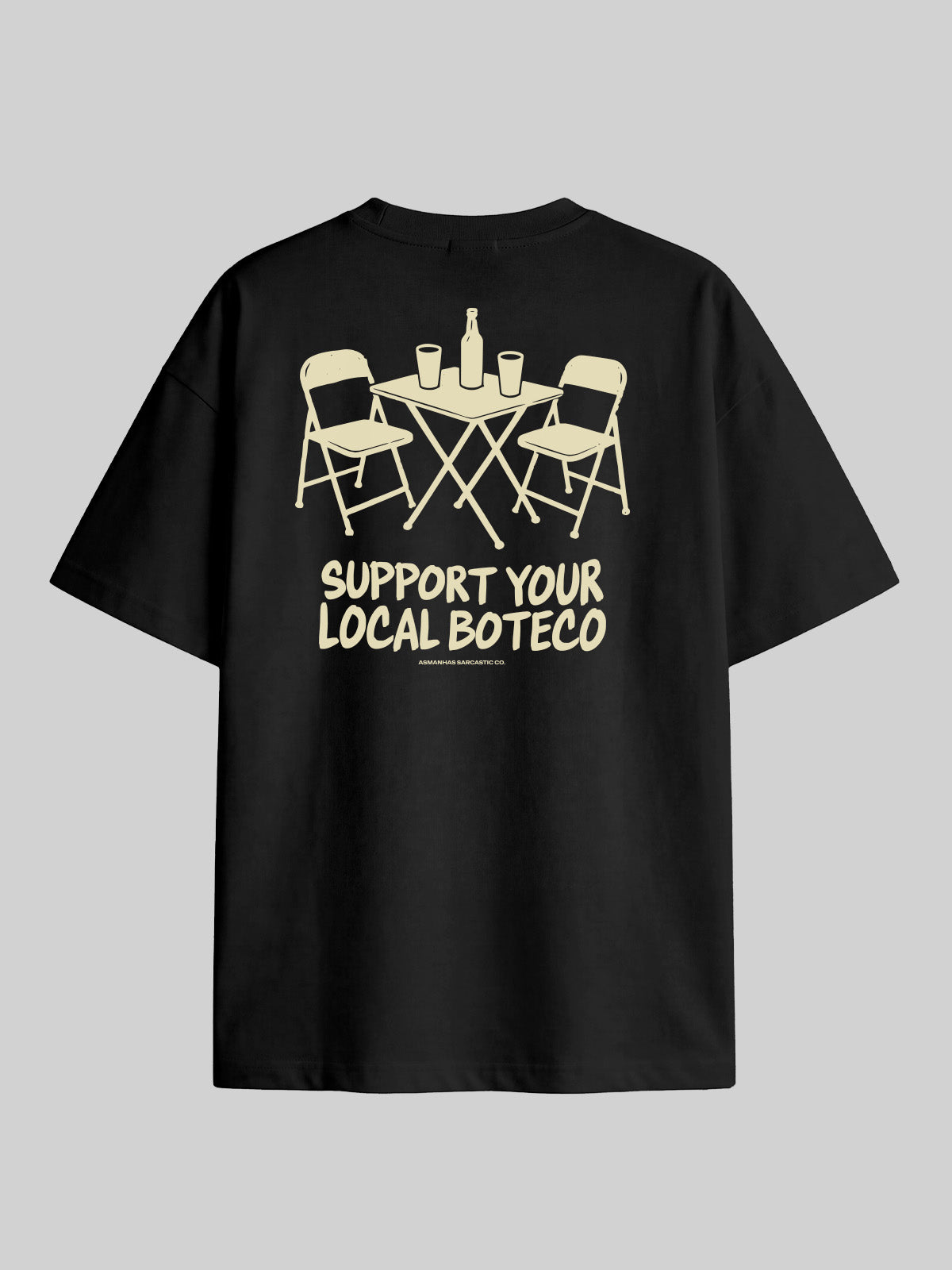 Camiseta Oversized Local Boteco Asmanhas
