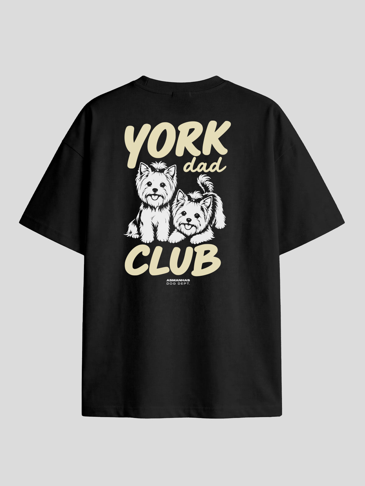 Camiseta Oversized Clube Pai de Yorkshire Asmanhas